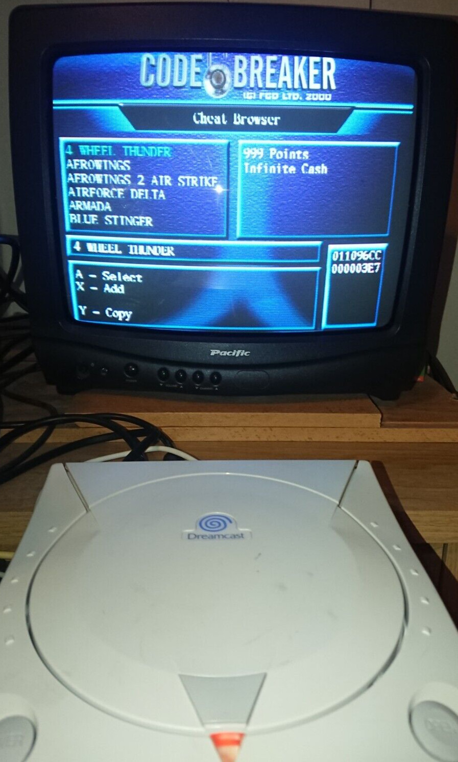 Code Breaker – Play import games region free & cheats Sega Dreamcast *DISC ONLY*