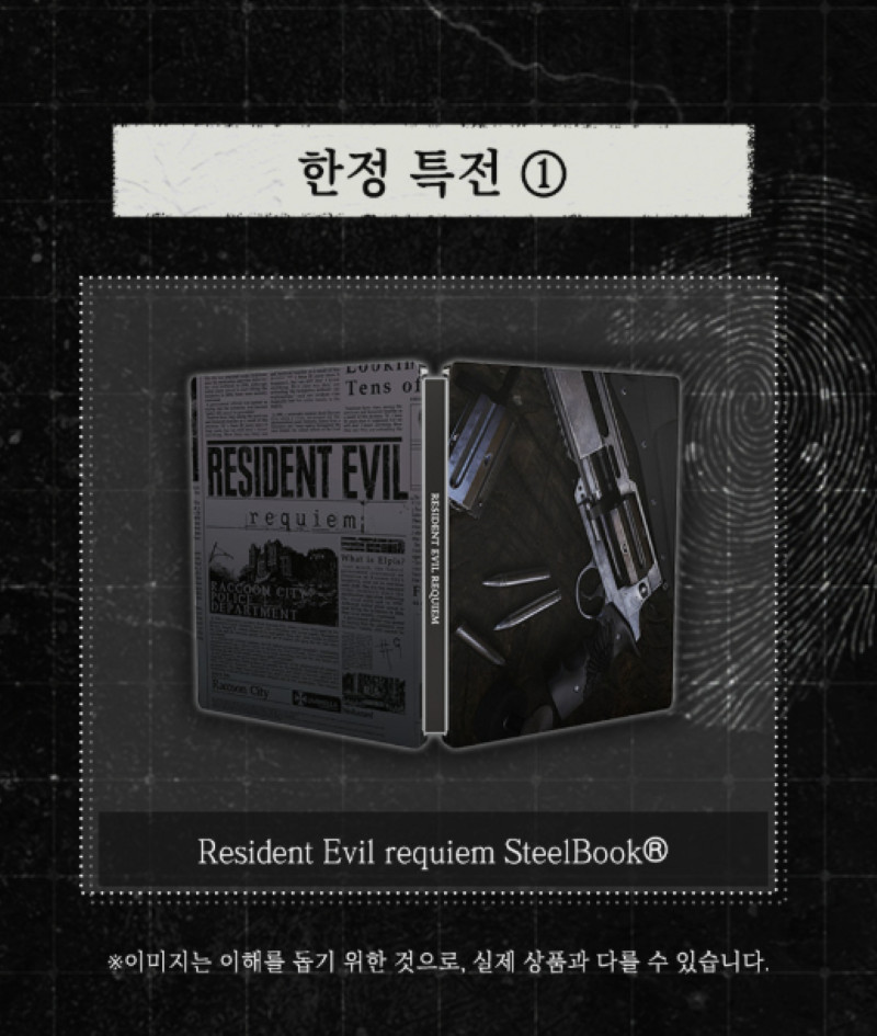 PS5 Resident Evil Requiem Steelbook First Print Physical Disc Multi-Language