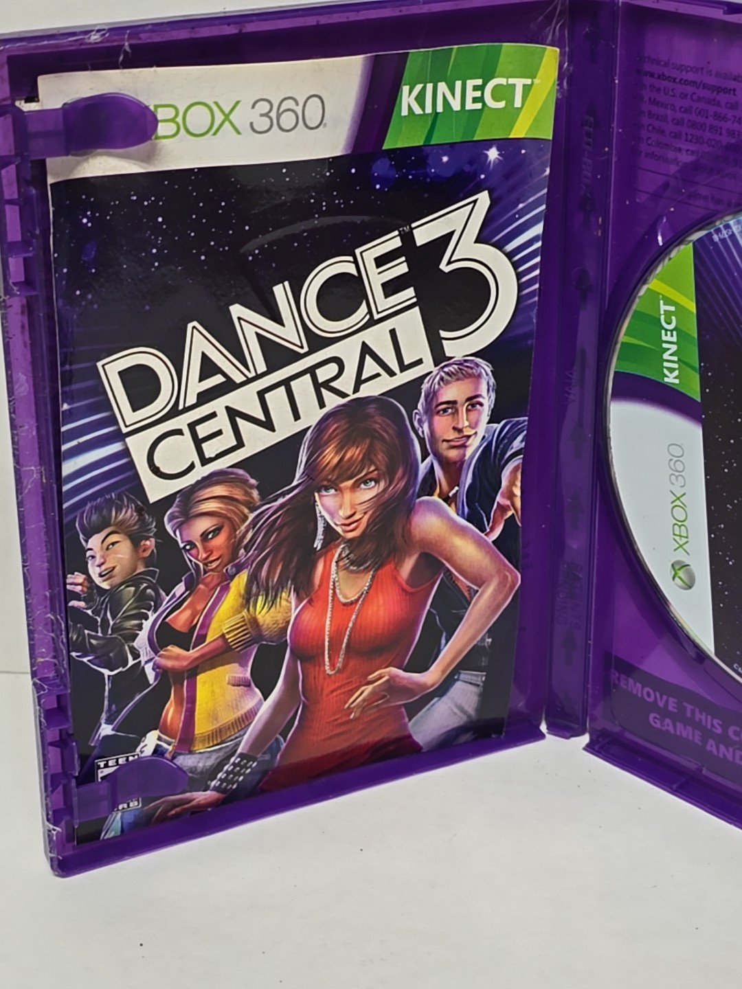 Dance Central 3 (Microsoft Xbox 360, 2012) Kinect Teen Dance Game