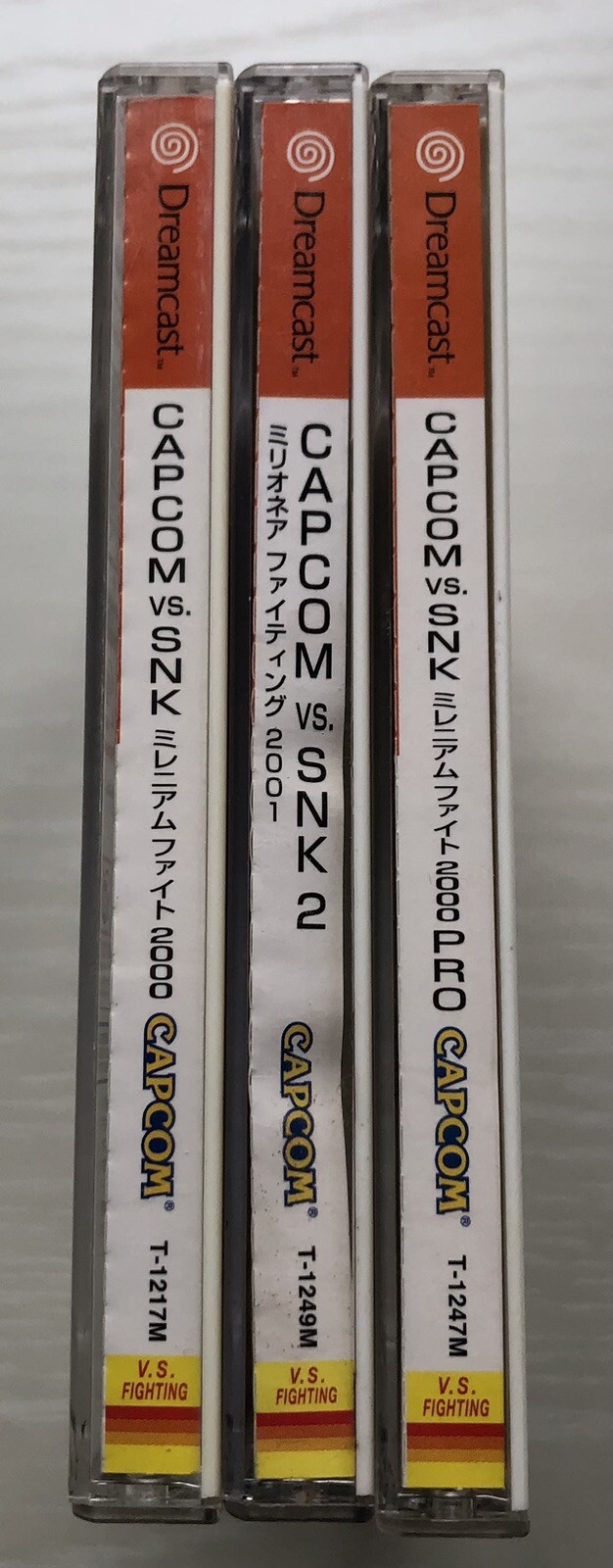 Capcom vs SNK 2000, PRO, 2001 3 DreamCast Games Japan set of 3 DC