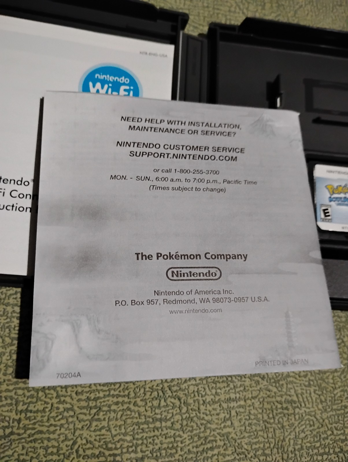 Pokemon: SoulSilver Version (Nintendo DS, 2010) Complete Authentic