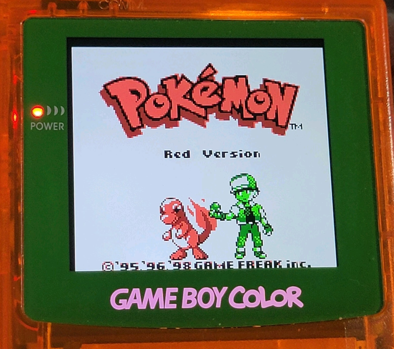 Game Boy Pokemon: Red Version Nintendo GB Authentic Saves New Battery