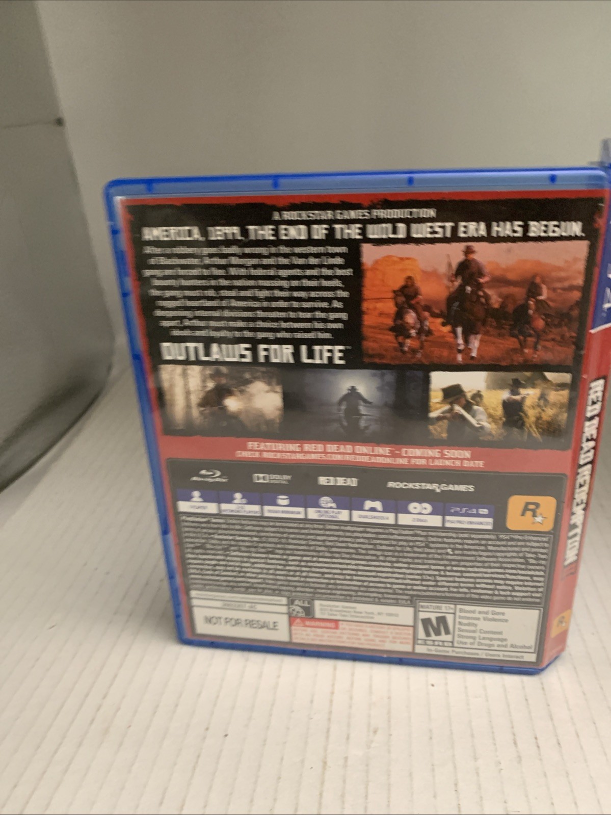 Mint Discs Red Dead Redemption 2 (Sony PlayStation 4 PS4, 2018) Includes Poster