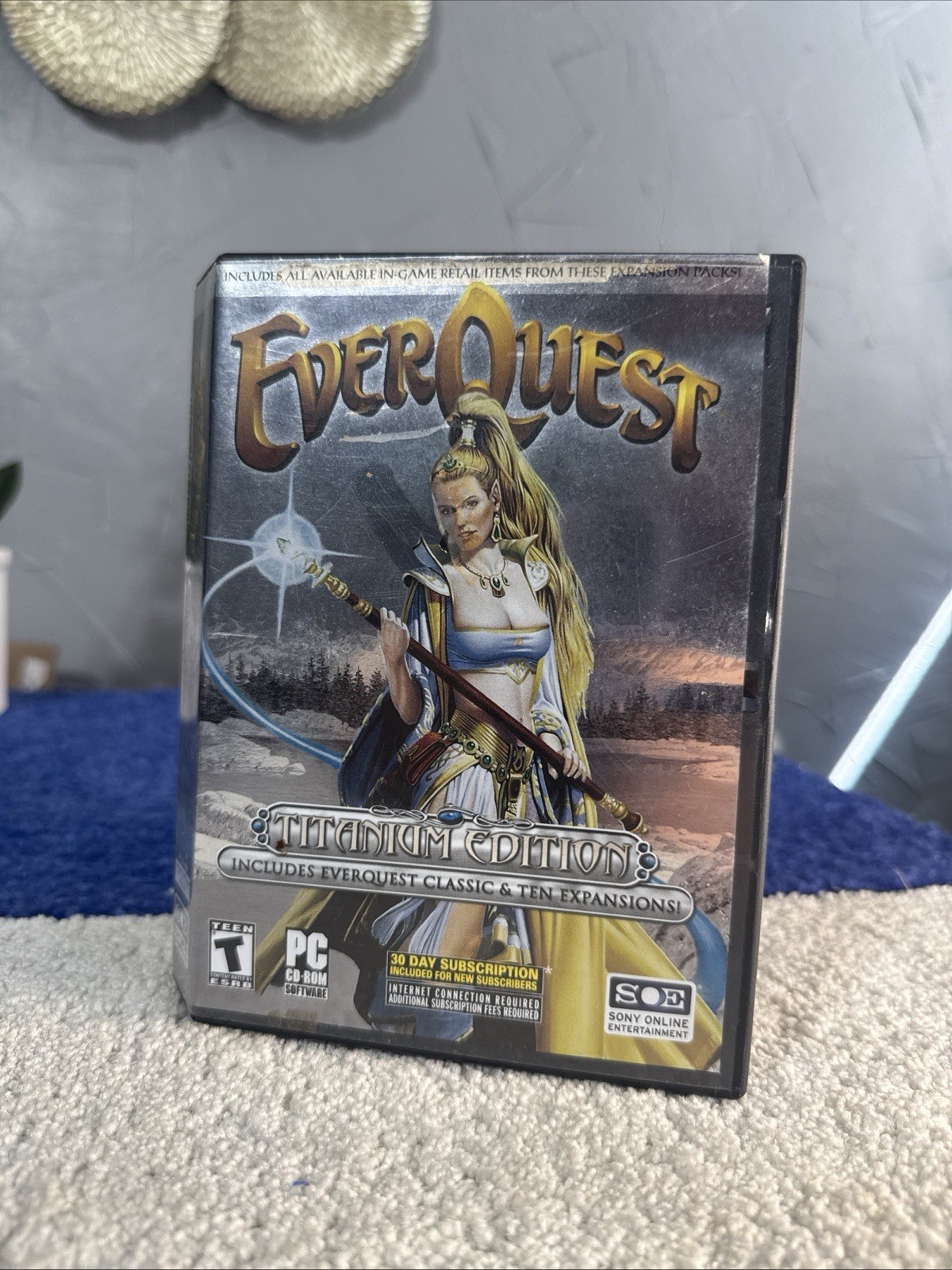 EverQuest Titanium Edition PC Windows 2006 5 Disc All Expansions Game ( New Cond