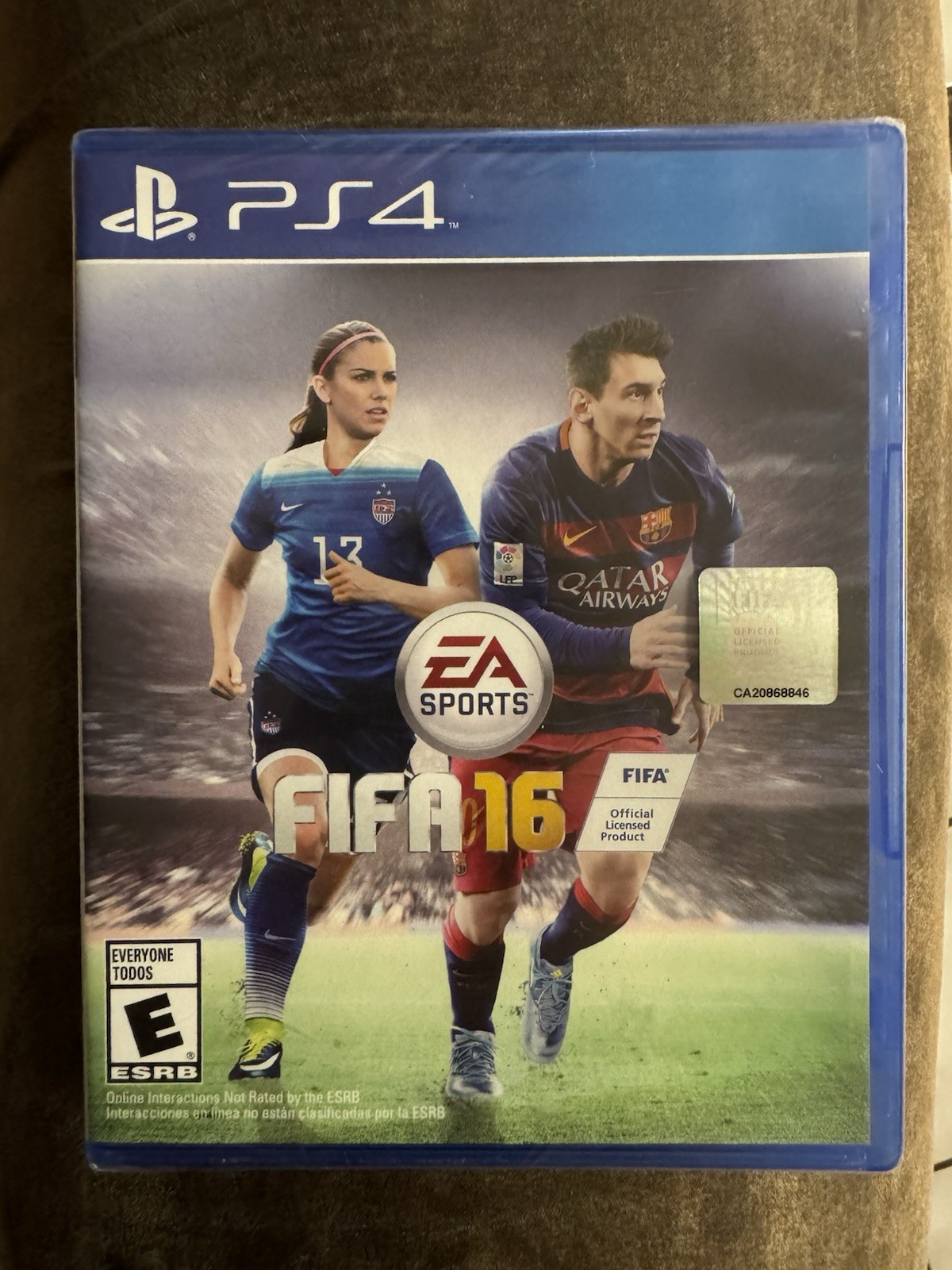 FIFA 16 PLAYSTATION 4 Factory Sealed SONY EA SPORTS SOCCER FOOTBALL MESSI — NEW