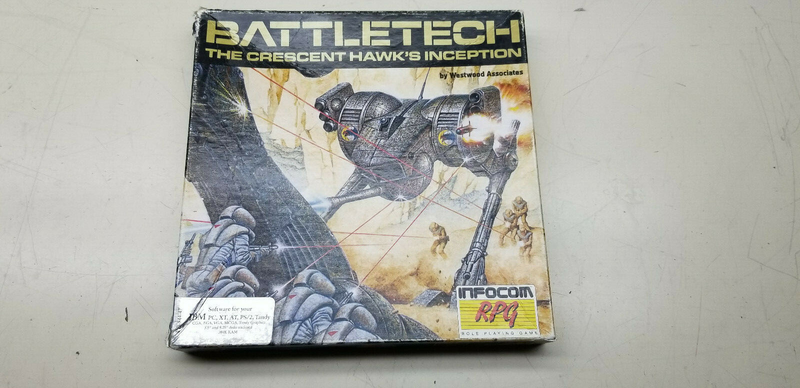 902 BATTLETECH CRESCENT HAWKS inception MECHWARRIOR ACTIVISION at xt 386 windows