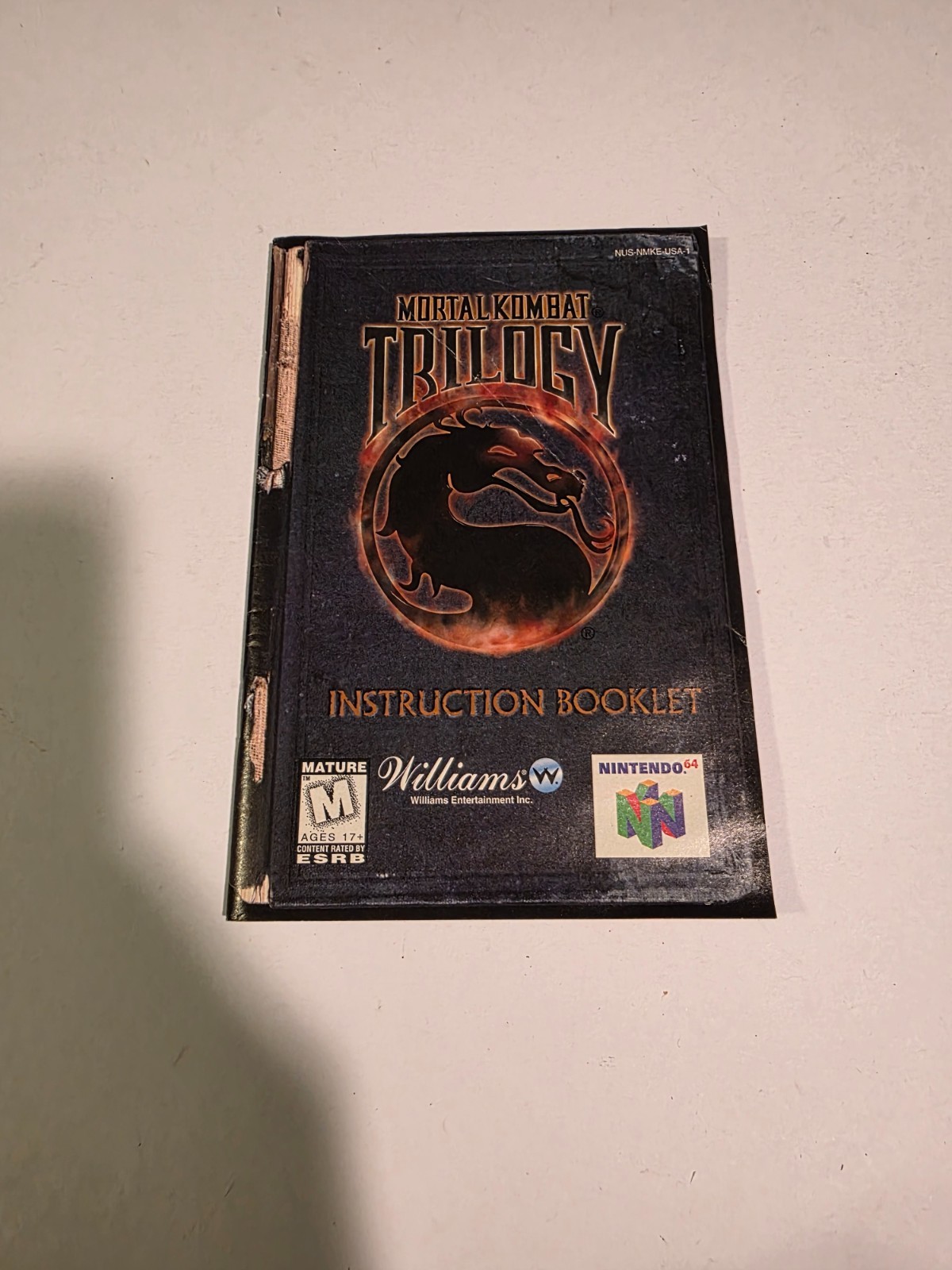 Mortal Kombat Trilogy (Nintendo 64 N64, 1996) ☆ MANUAL ☆