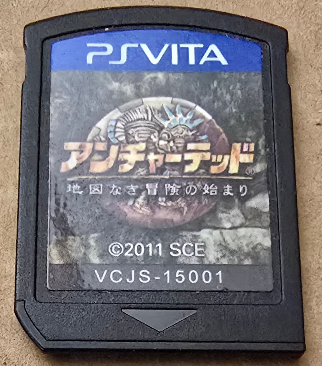Uncharted Golden Abyss (Japanese) Playstation PS Vita US Seller CART ONLY!