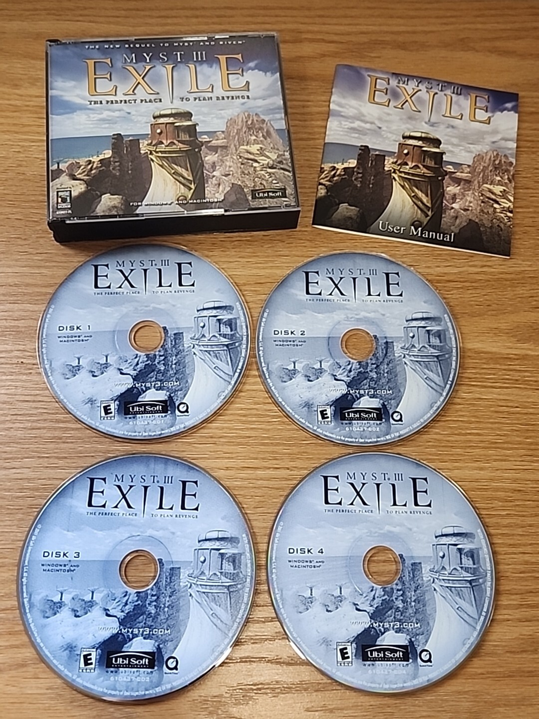 Myst III: Exile (Windows/Mac PC CD-ROM, 2001) – CIB – Very Good – FREE SHIPPING