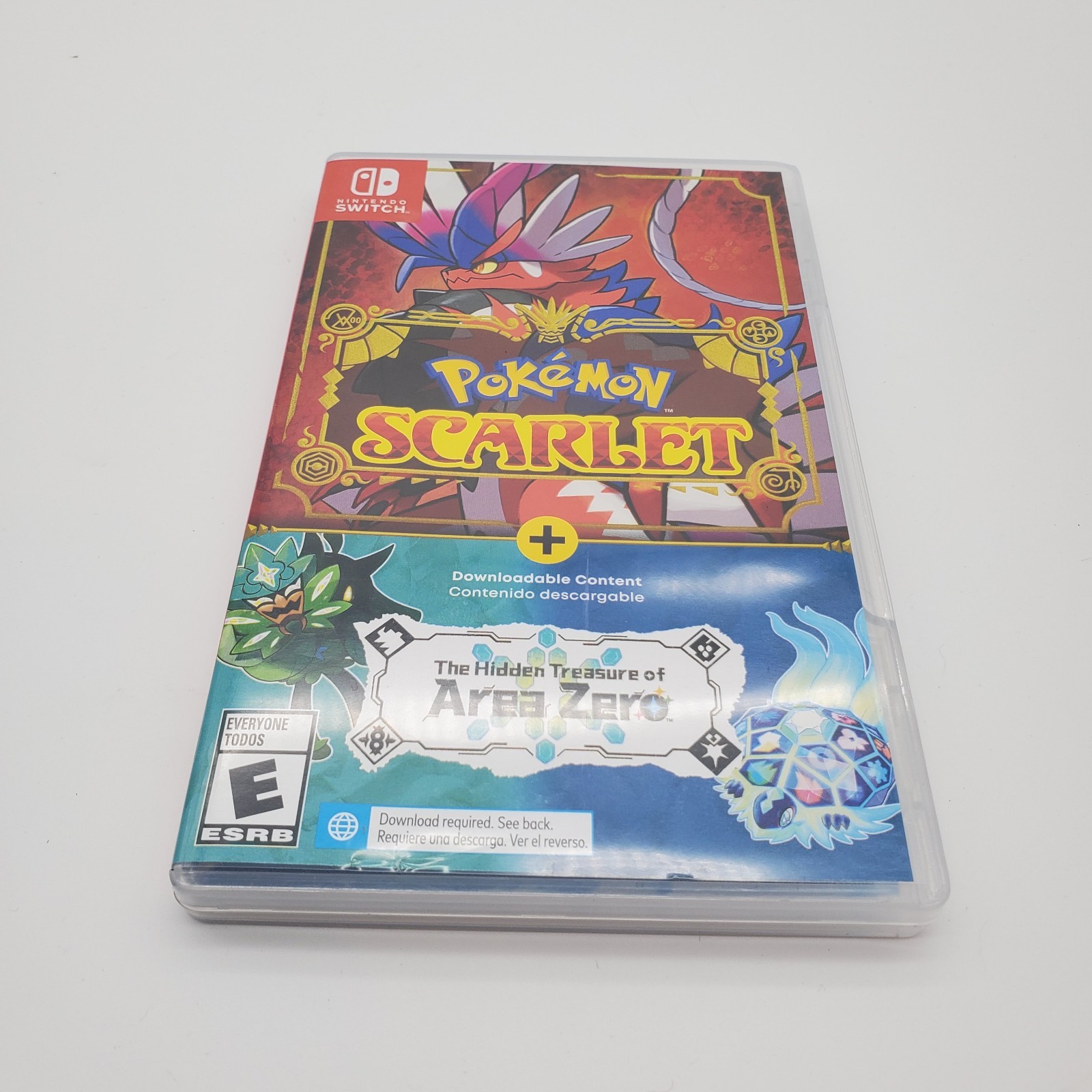 Pokémon Scarlet + The Hidden Treasure of Area Zero Bundle Great Condition