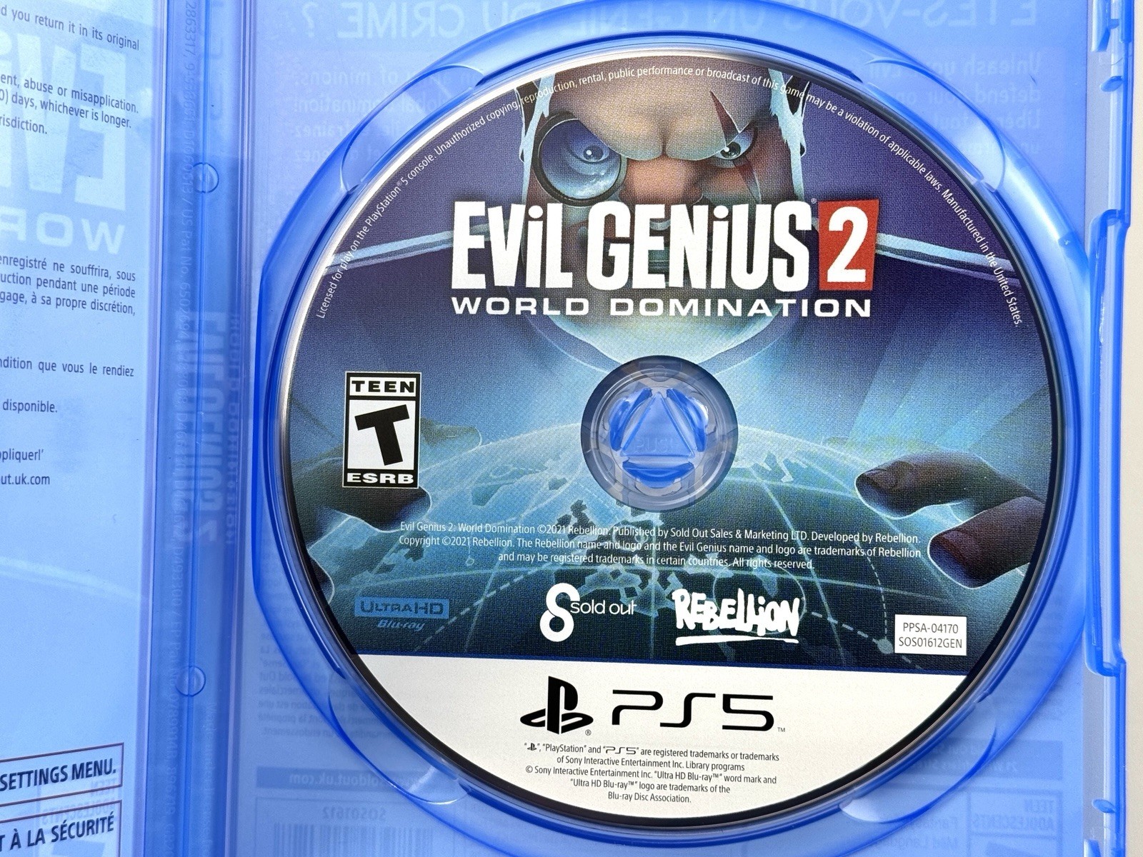 Evil Genius 2: World Domination (Sony PlayStation 5, 2021) PS5 – Tested