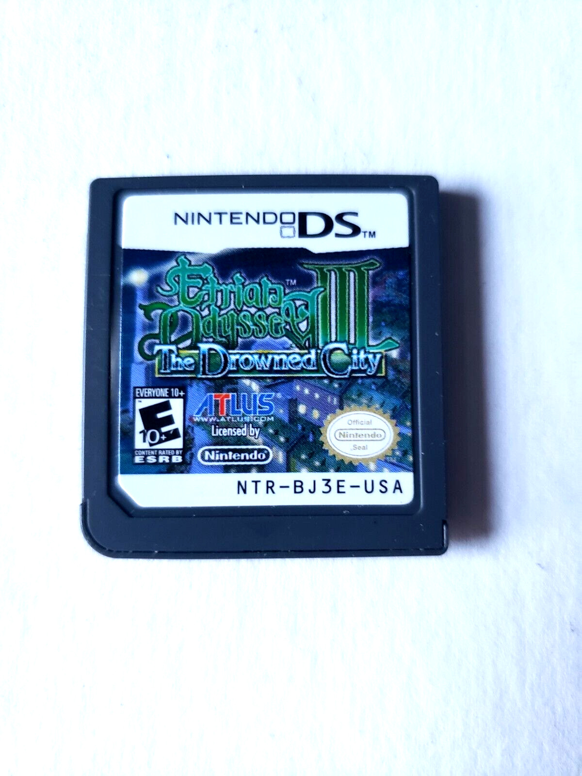 Etrian Odyssey III: The Drowned City (Nintendo DS, 2010) Game only!!