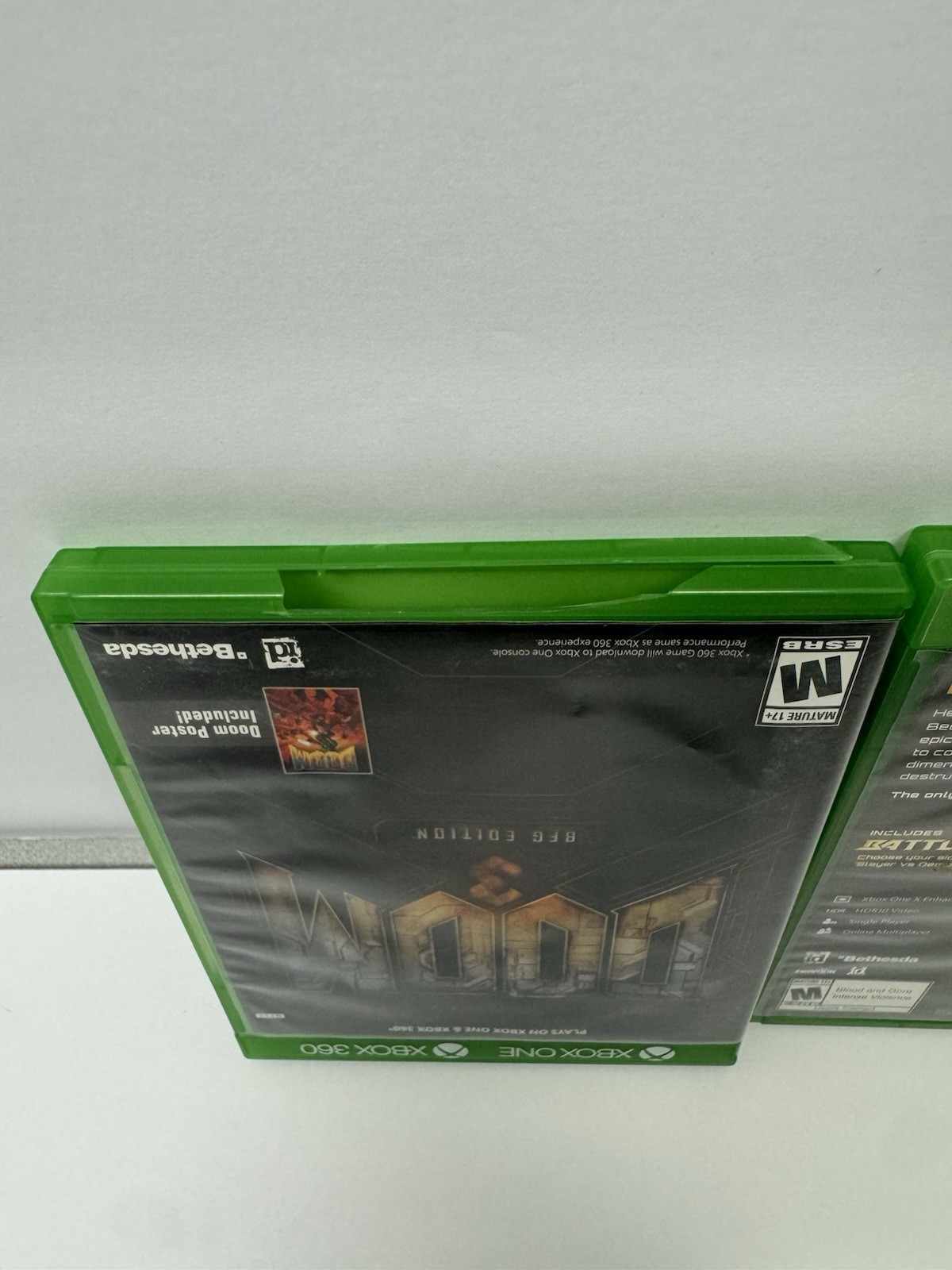 DOOM BFG Edition + DOOM Eternal Xbox One Xbox 360 Tested Working Lot