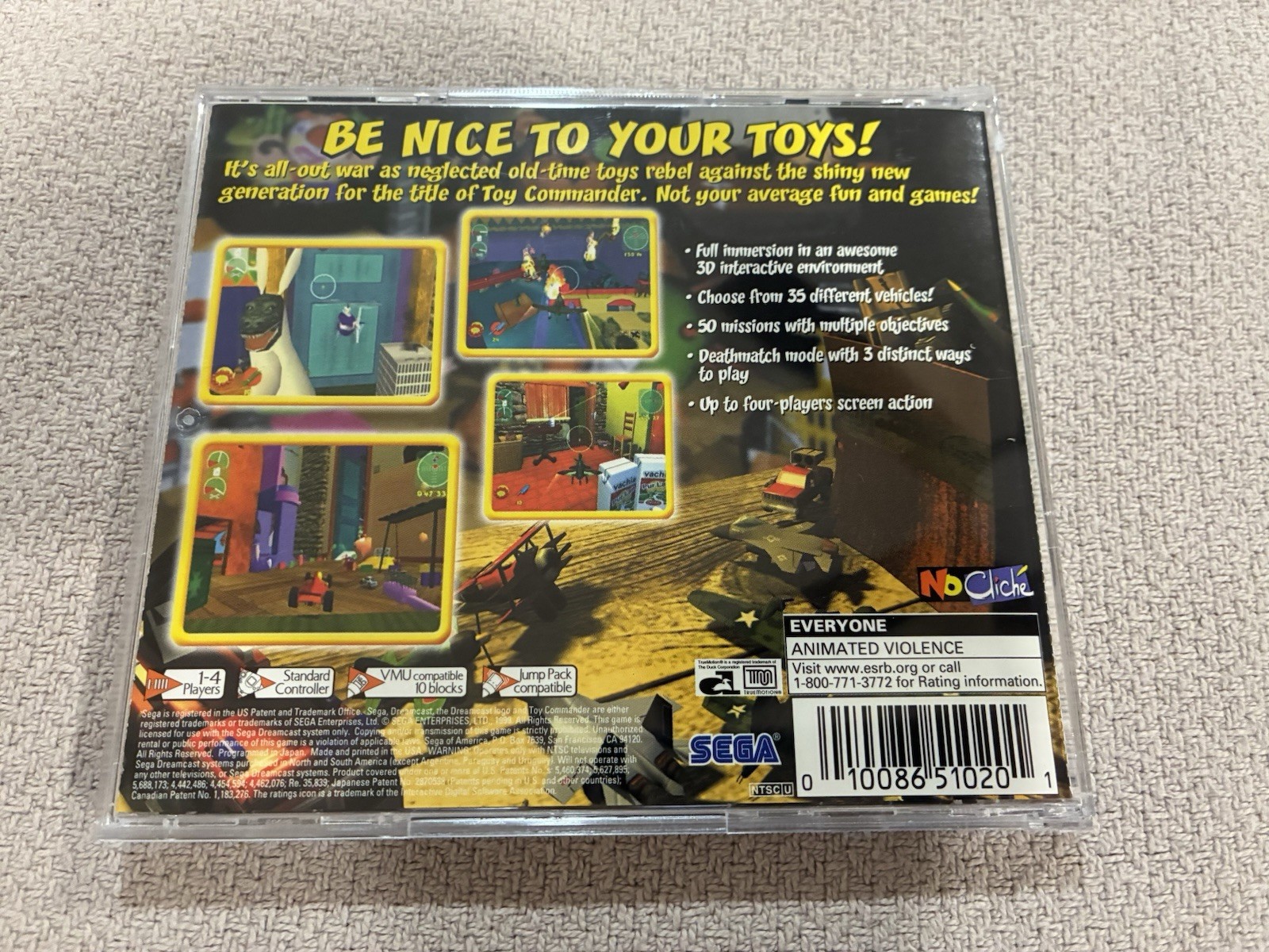 Toy Commander (Sega Dreamcast 1999) CIB