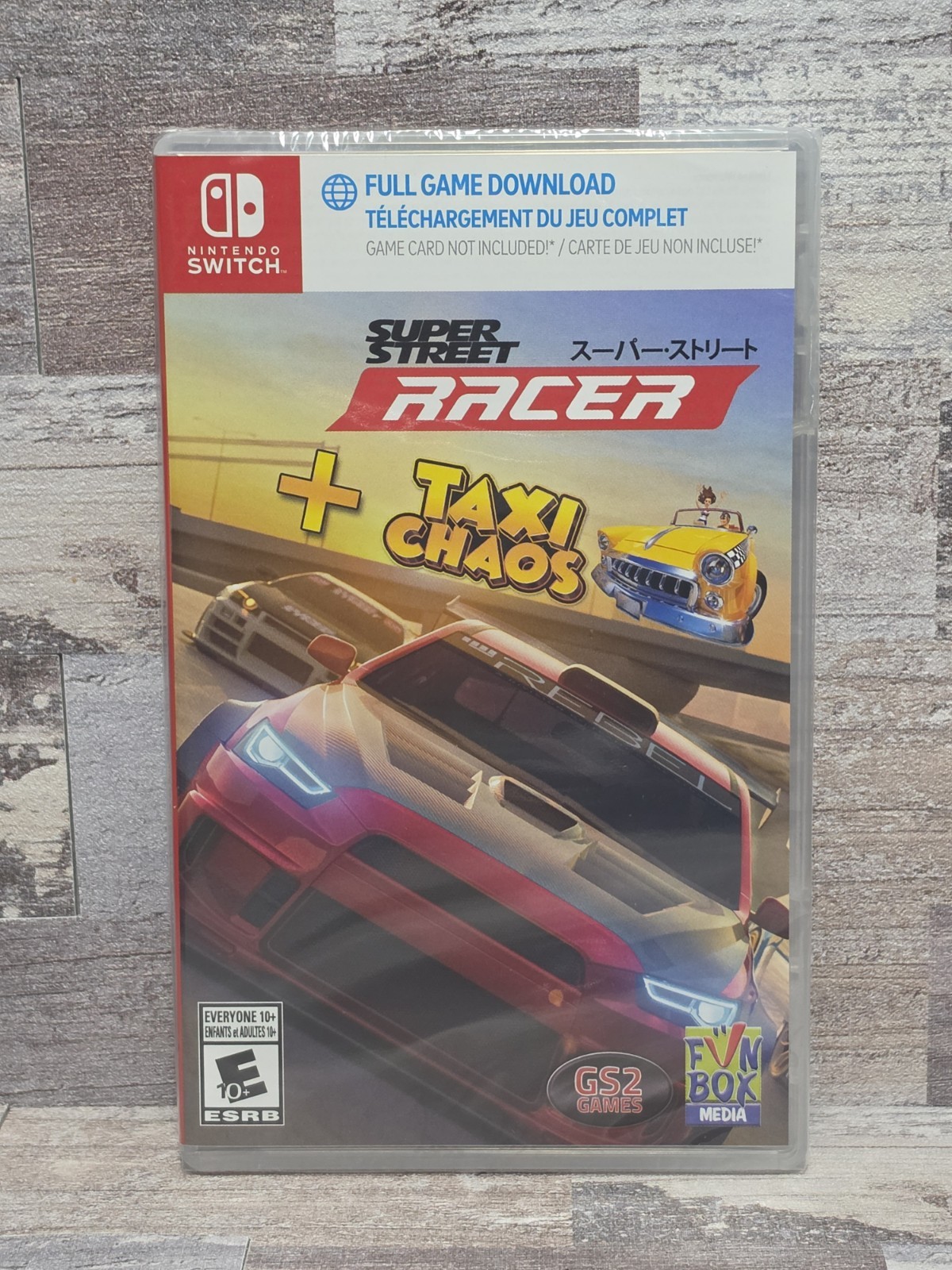 Super Street Racer and Taxi Chaos (Nintendo Switch) Brand New Fun Box 2-in-1