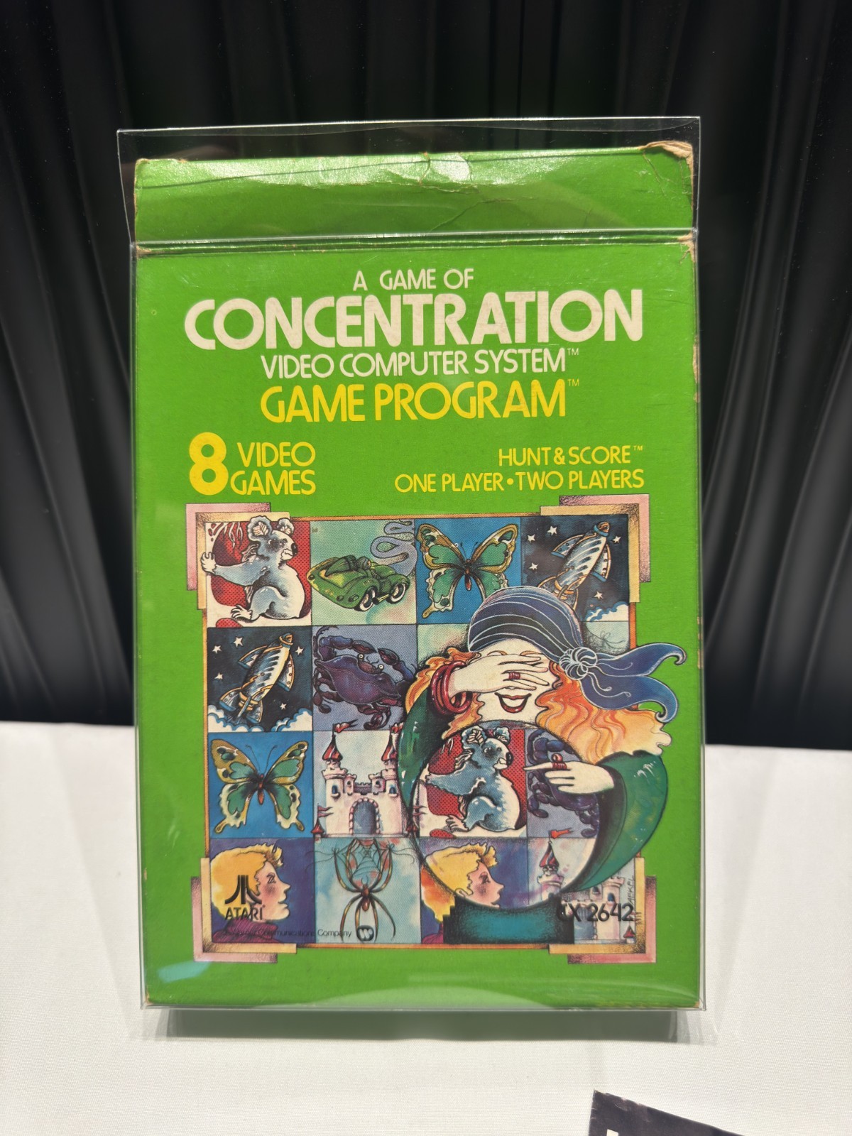 Concentration for Atari 2600 Complete in Box CIB w/ Manual – tested/works