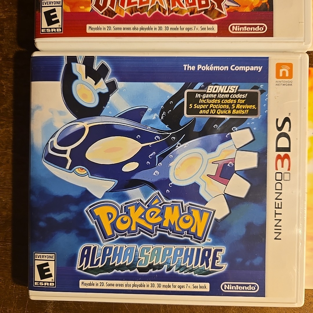 Pokemon Omega Ruby & Alpha Sapphire – BONUS Variant – W/ Bonus Insert -NO GAME