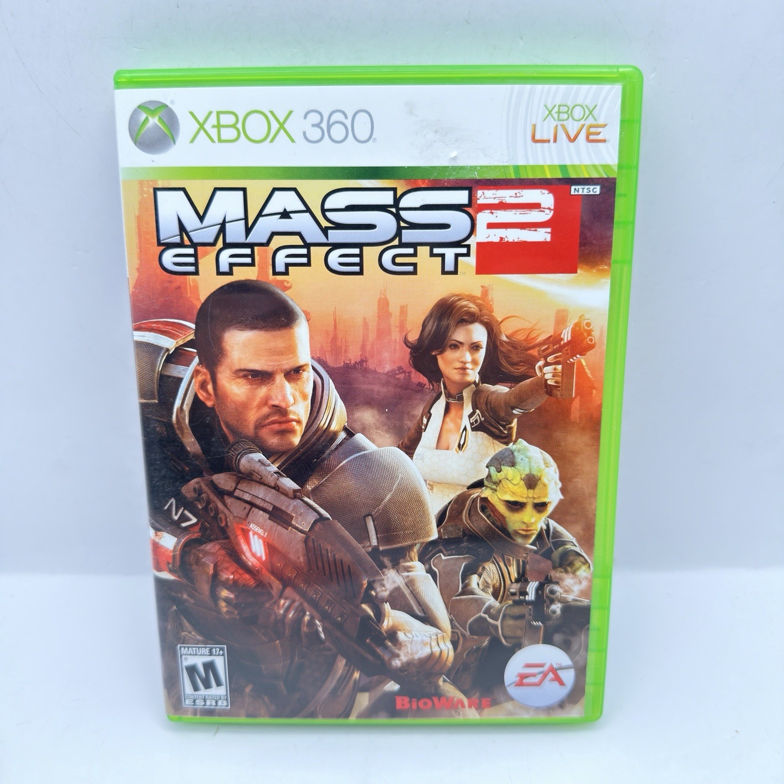 Xbox 360 Gears Of War 2 Battlefield BC2 Mass Effect 2 COD MW2 Lot Of 4 Games