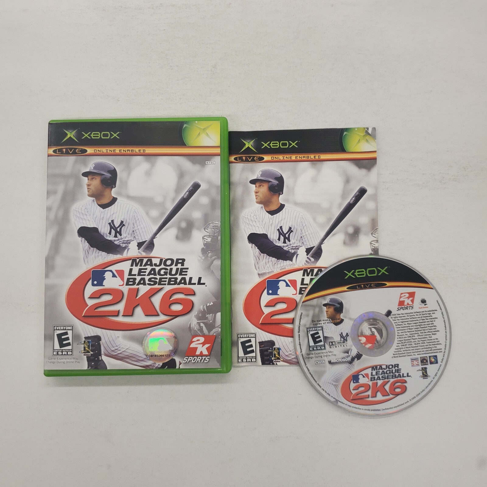Major League Baseball 2K6 Original Xbox Video Game Sport Microsoft 2006 MLB