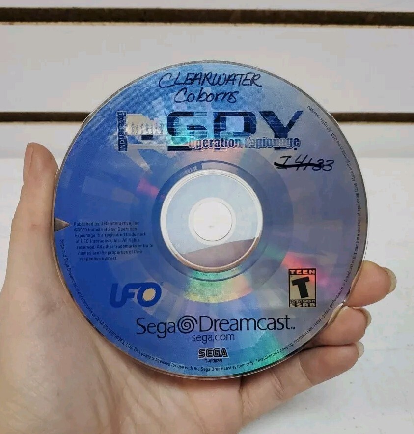 Industrial Spy: Operation Espionage (Sega Dreamcast, 2000) Disc Only – Tested