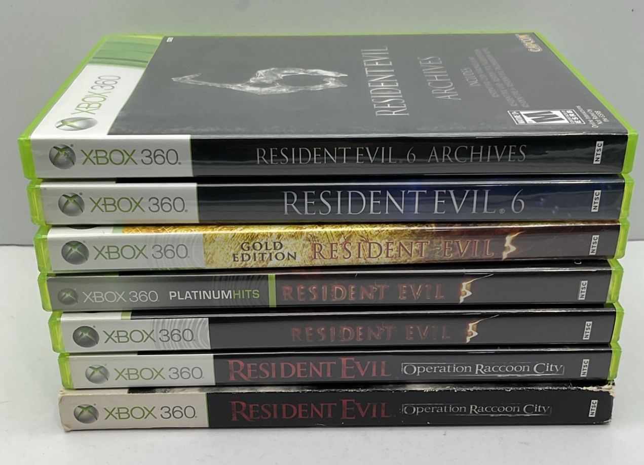 Refurbished Lot Of Resident Evil Games (Xbox 360)Tested & Complete|Excellent|CIB