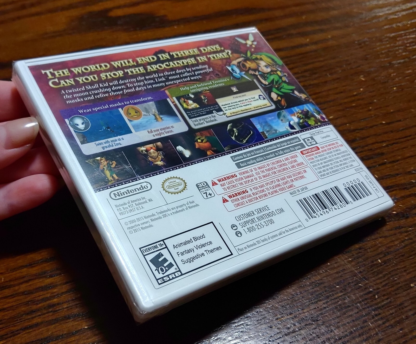The Legend of Zelda: Majora’s Mask 3D for Nintendo 3DS NEW SEALED US Version