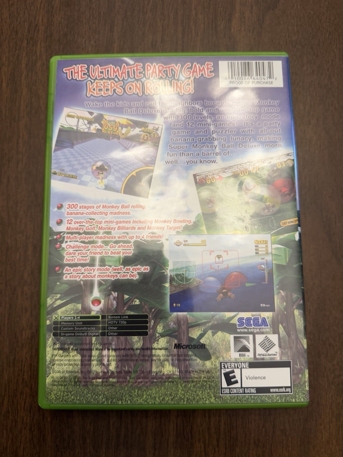 Super Monkey Ball Deluxe (Xbox, 2005)