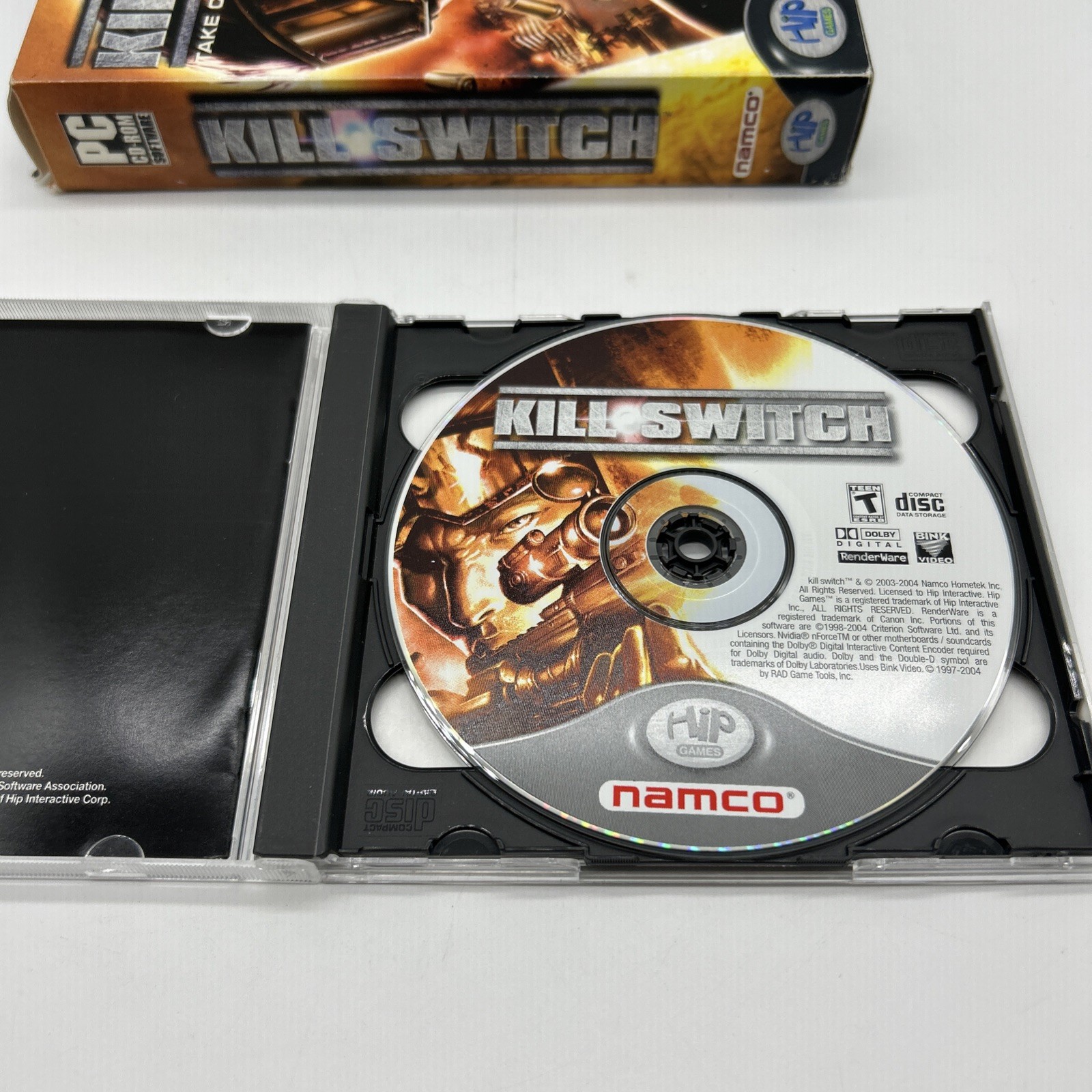 Kill Switch for Win 98, 98SE, 2000, ME, XP with Manual & 2 Discs PC CD-ROM Mint