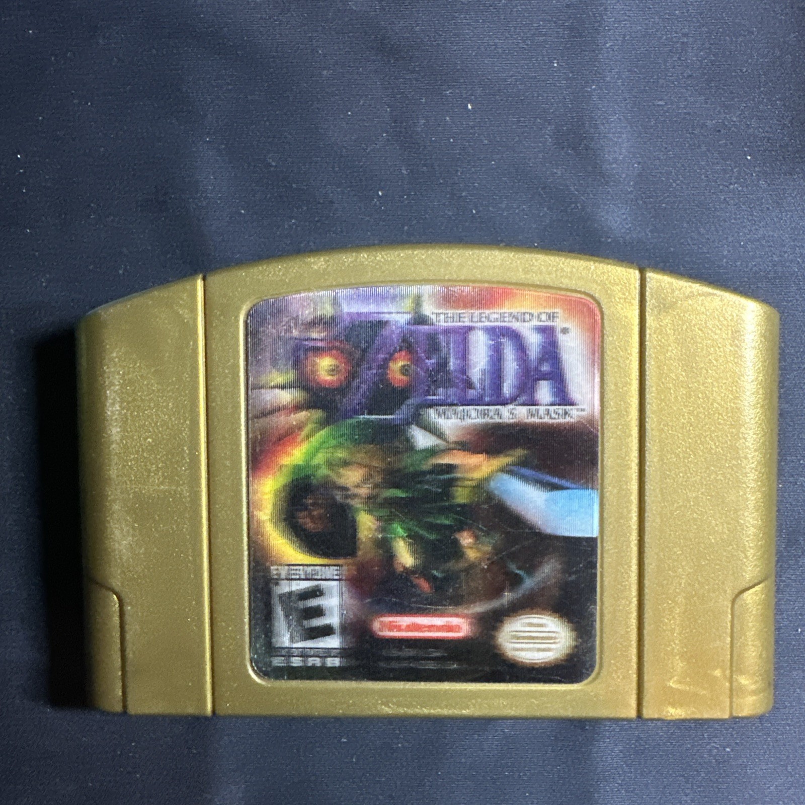 Legend of Zelda: Majora’s Mask Golden Holographic Collector’s Edition N64