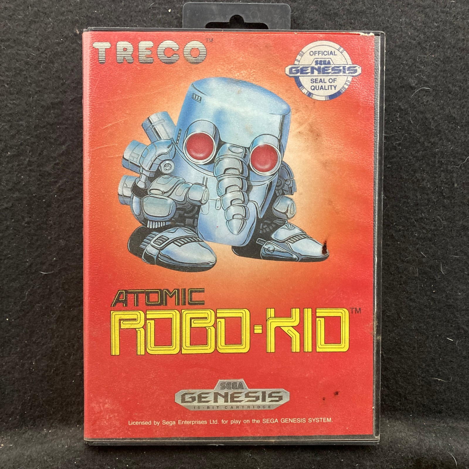 Atomic Robo-Kid (Sega Genesis, 1990) Game/Case/NO Manual