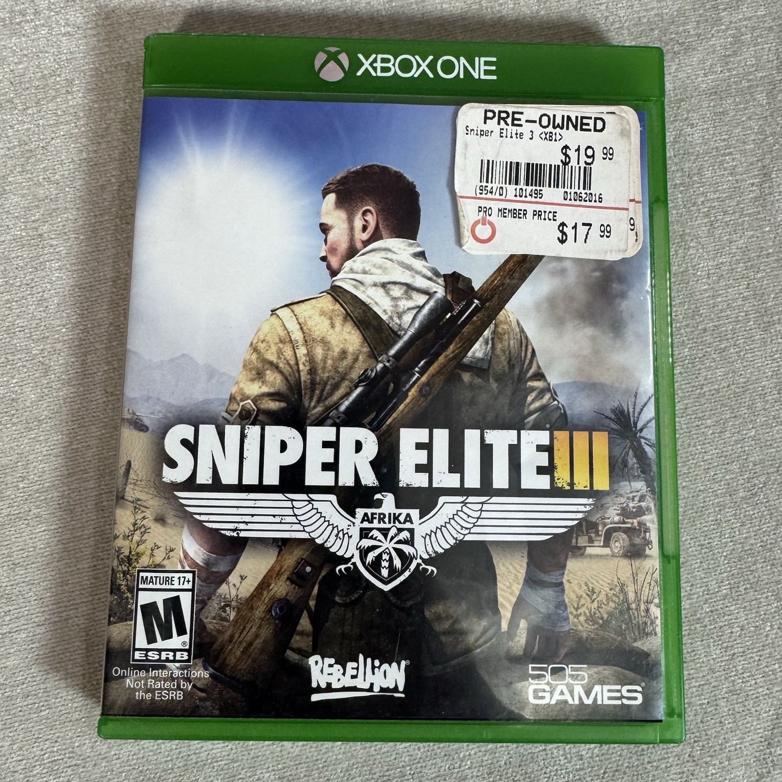 Sniper Elite 3 – Microsoft Xbox One CIB