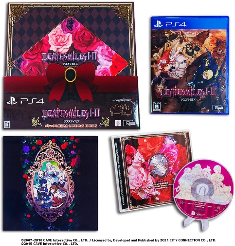 New PS4 Deathsmiles I & II LOVE MAX EDITION Soundtrack CD Box Japan CCGS-10028