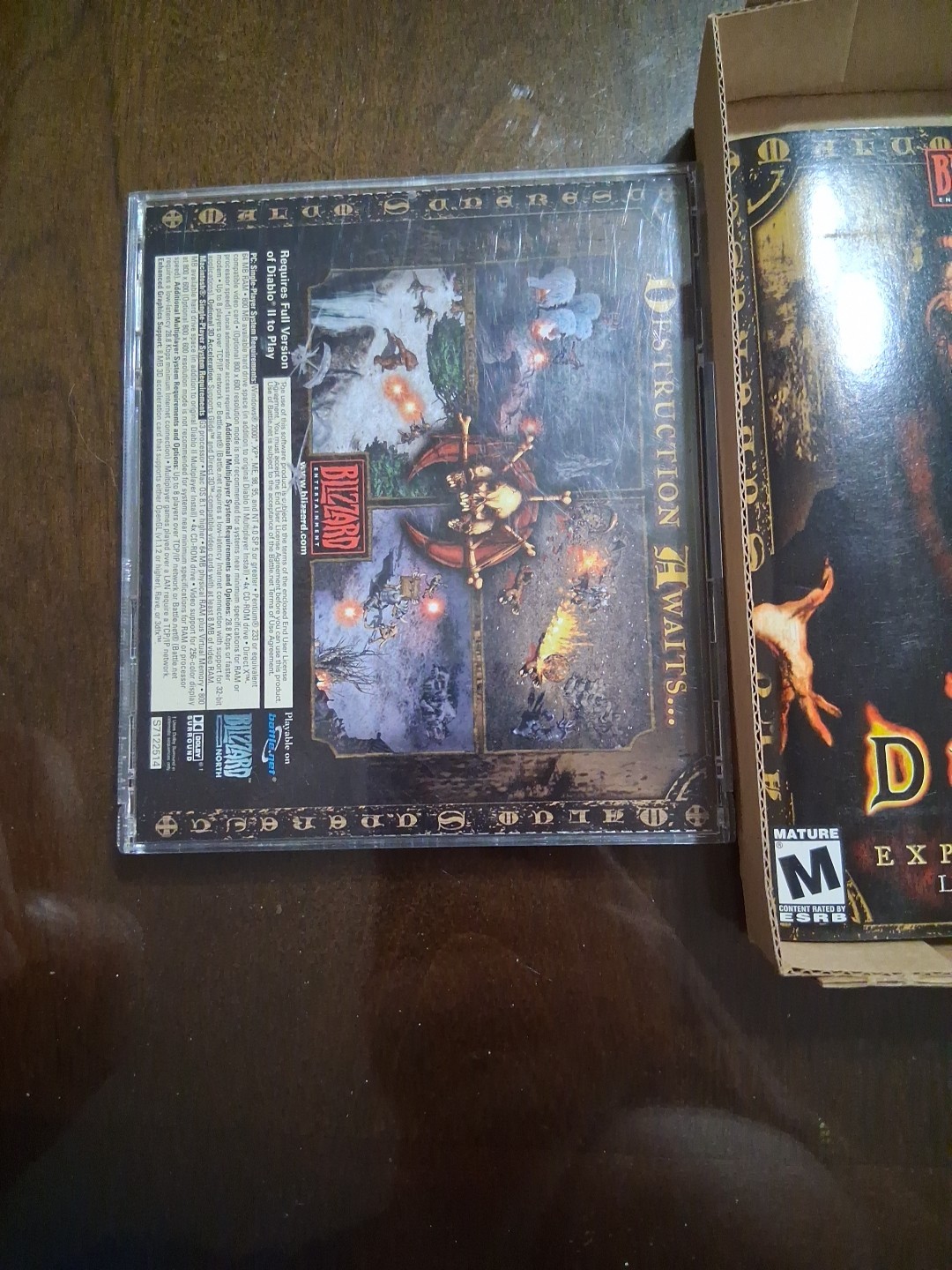 2000 Diablo II Lord of Destruction+ Expansion (2001) Blizzard Big Box+Guide PC!
