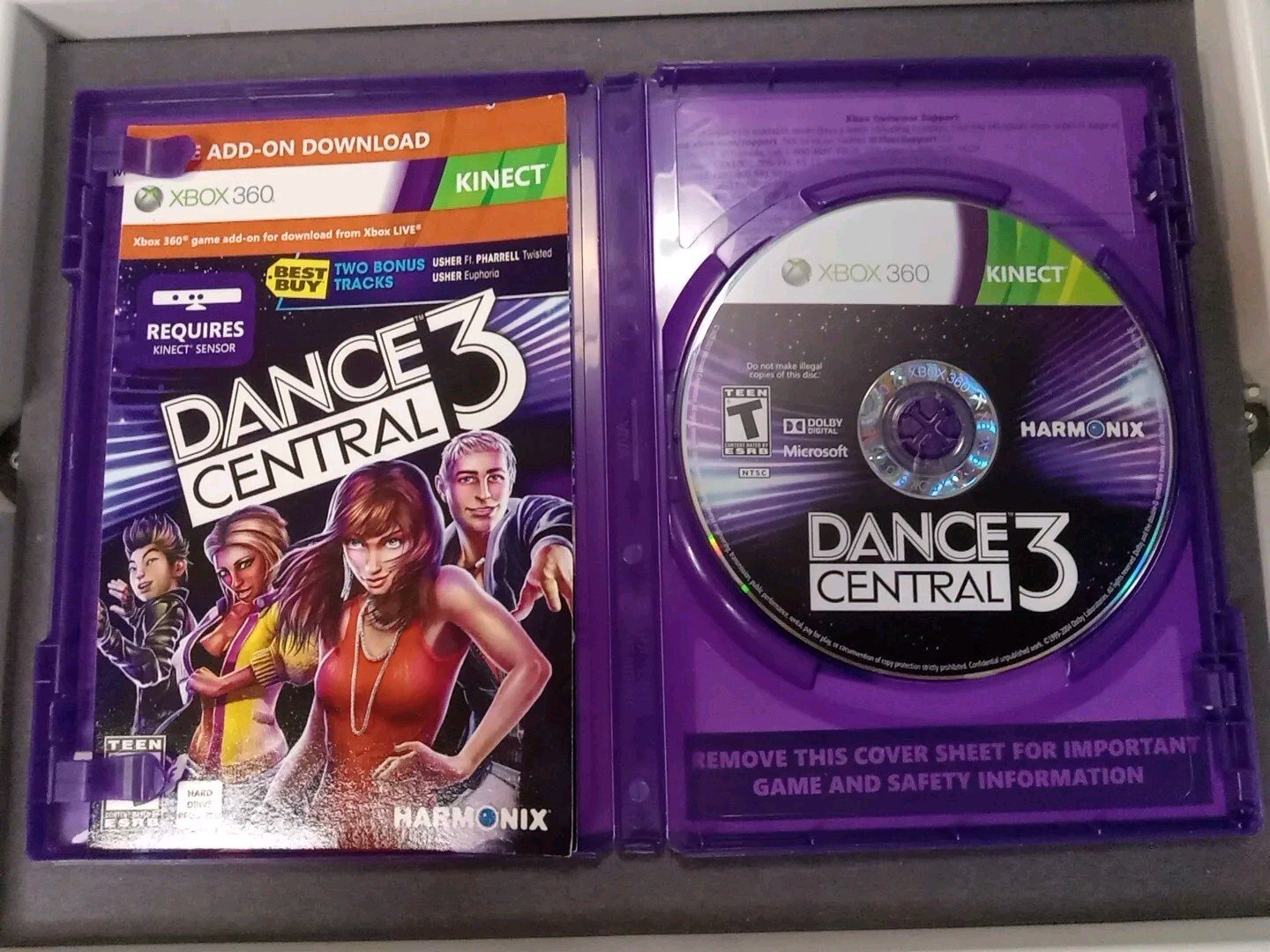 Dance Central 3 Game Xbox 360 Microsoft 2012 – With Insert