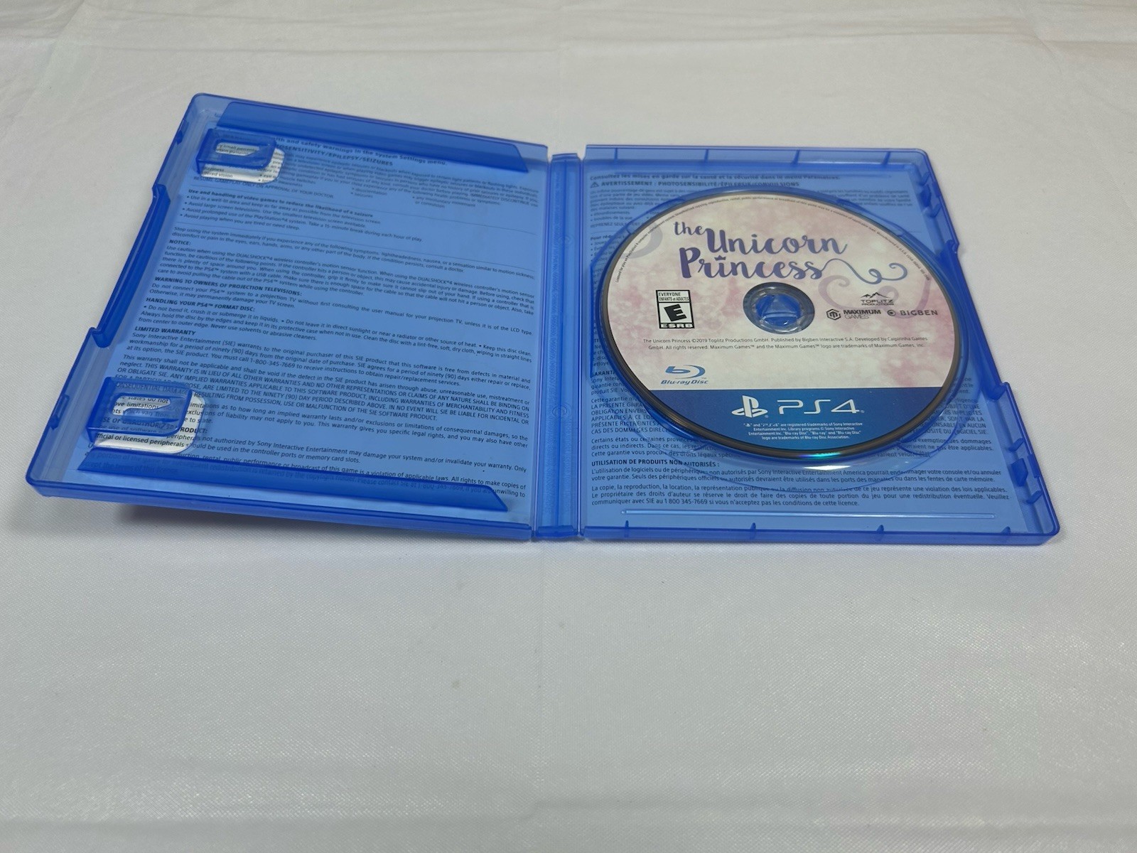 The Unicorn Princess (Sony PlayStation 4) PS4