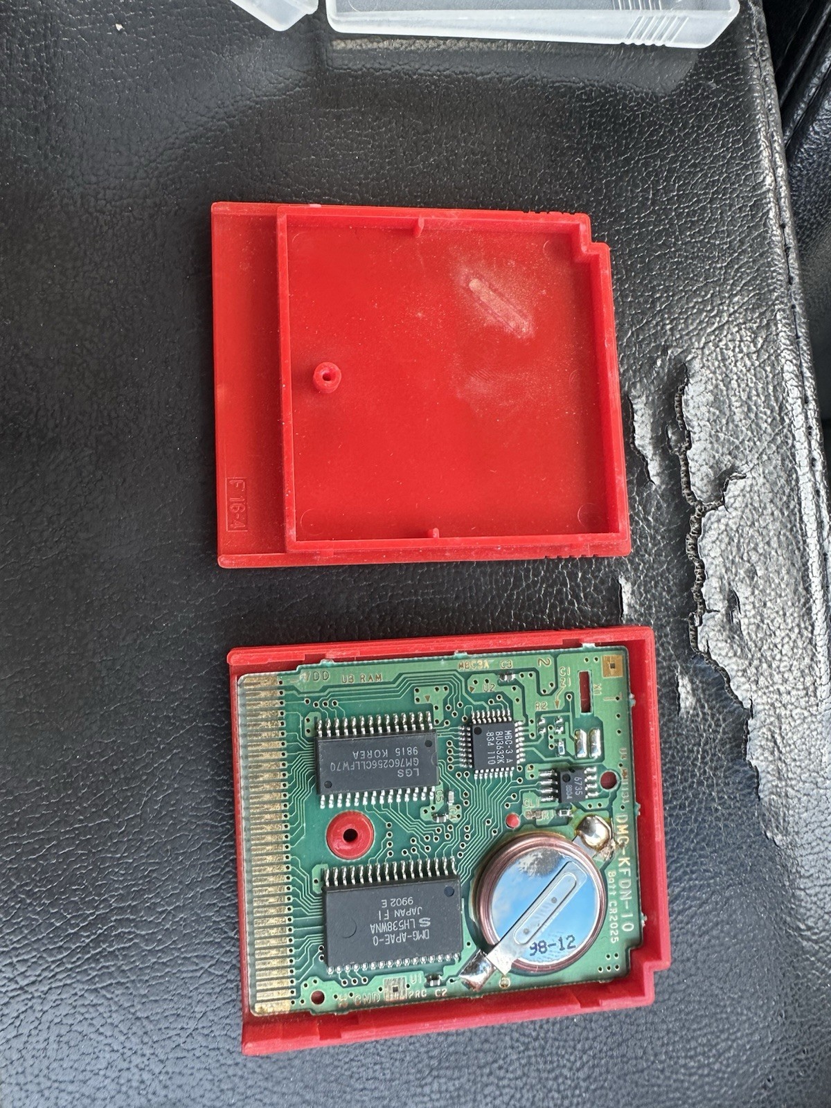 Authentic Pokemon Red Version Nintendo Gameboy GB Working (Label messed up)