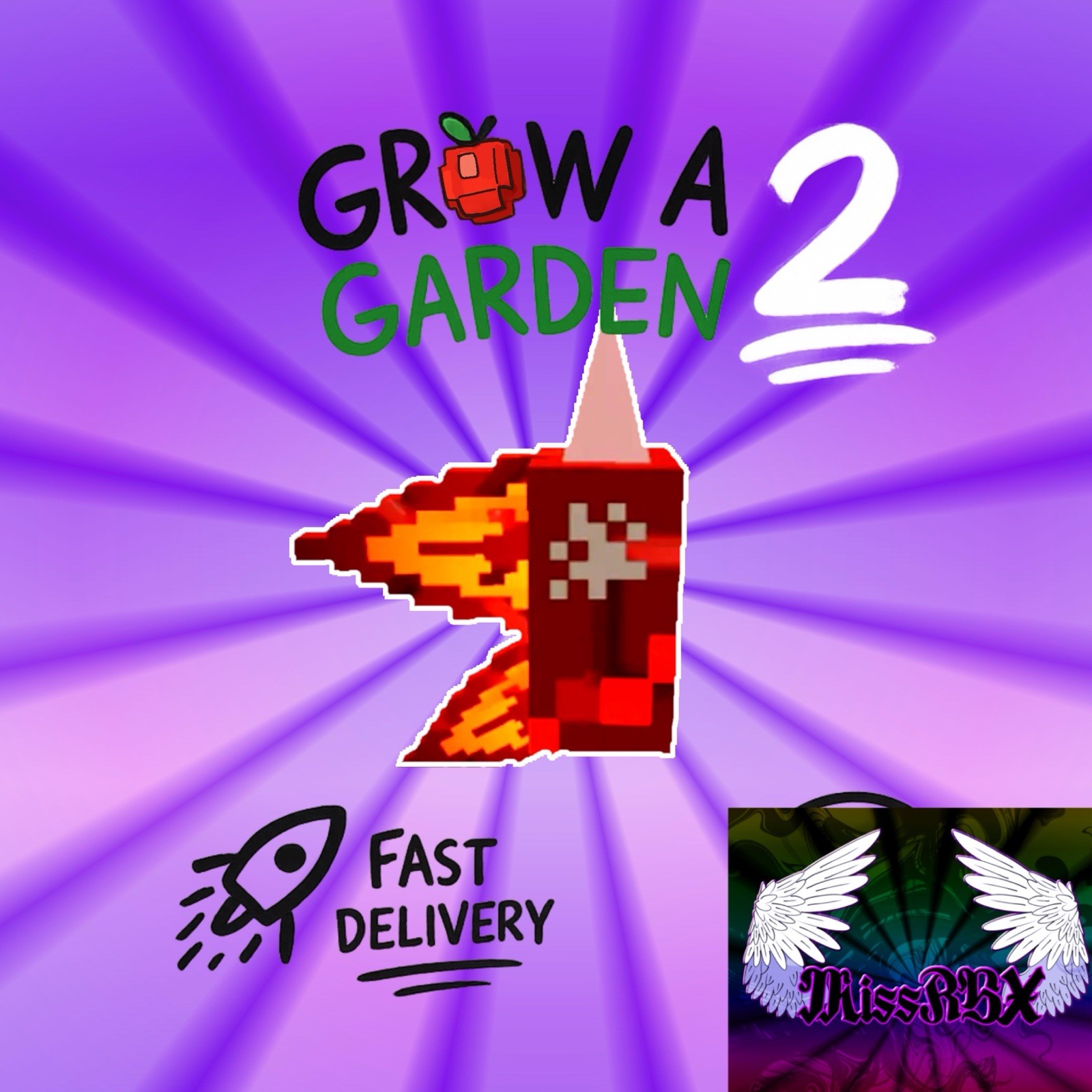 Dragon’s Breath Seed | Grow a Garden 2 | GAG2 | Fast delivery