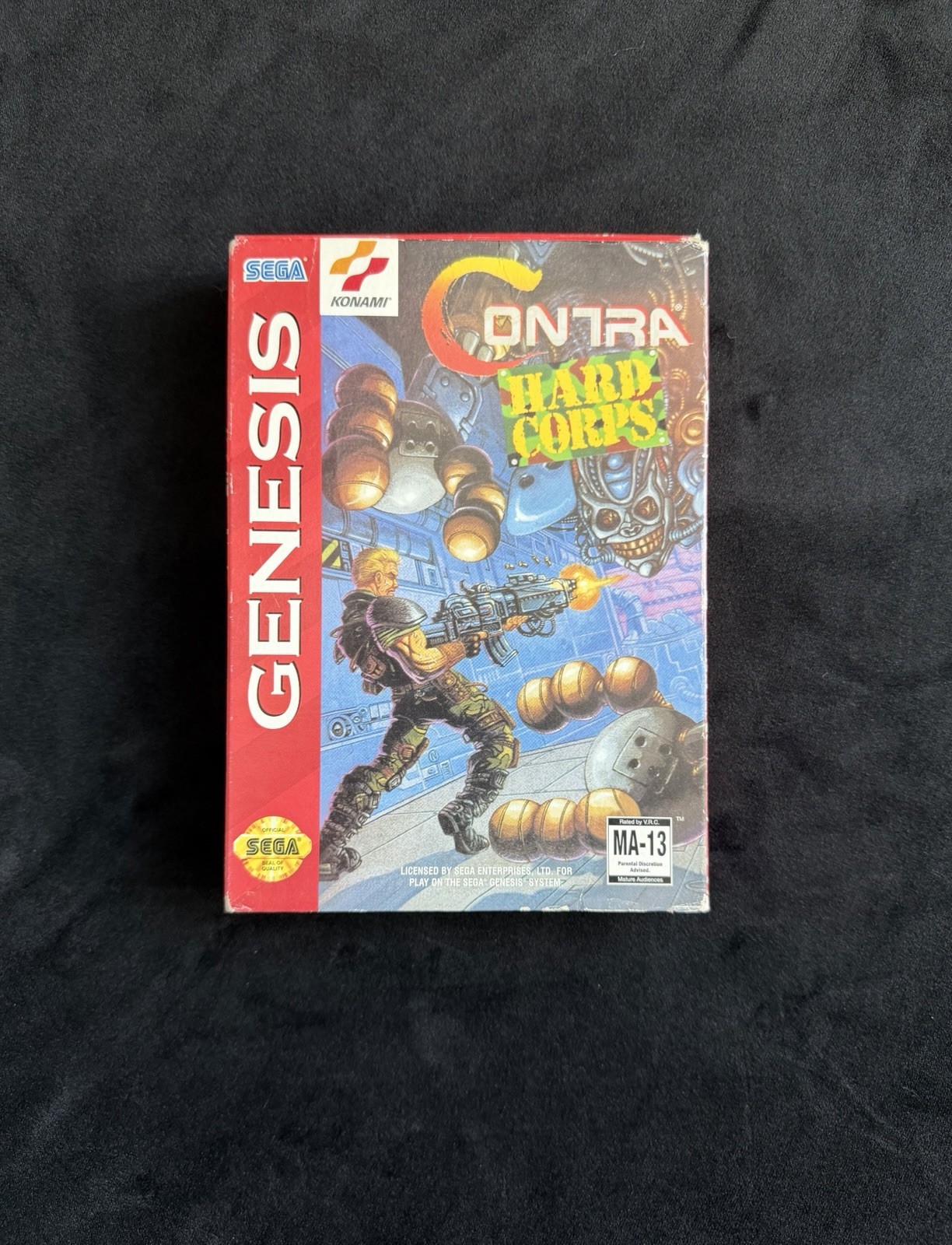 Sega Genesis Contra Hard Corps Complete in Box, Tested