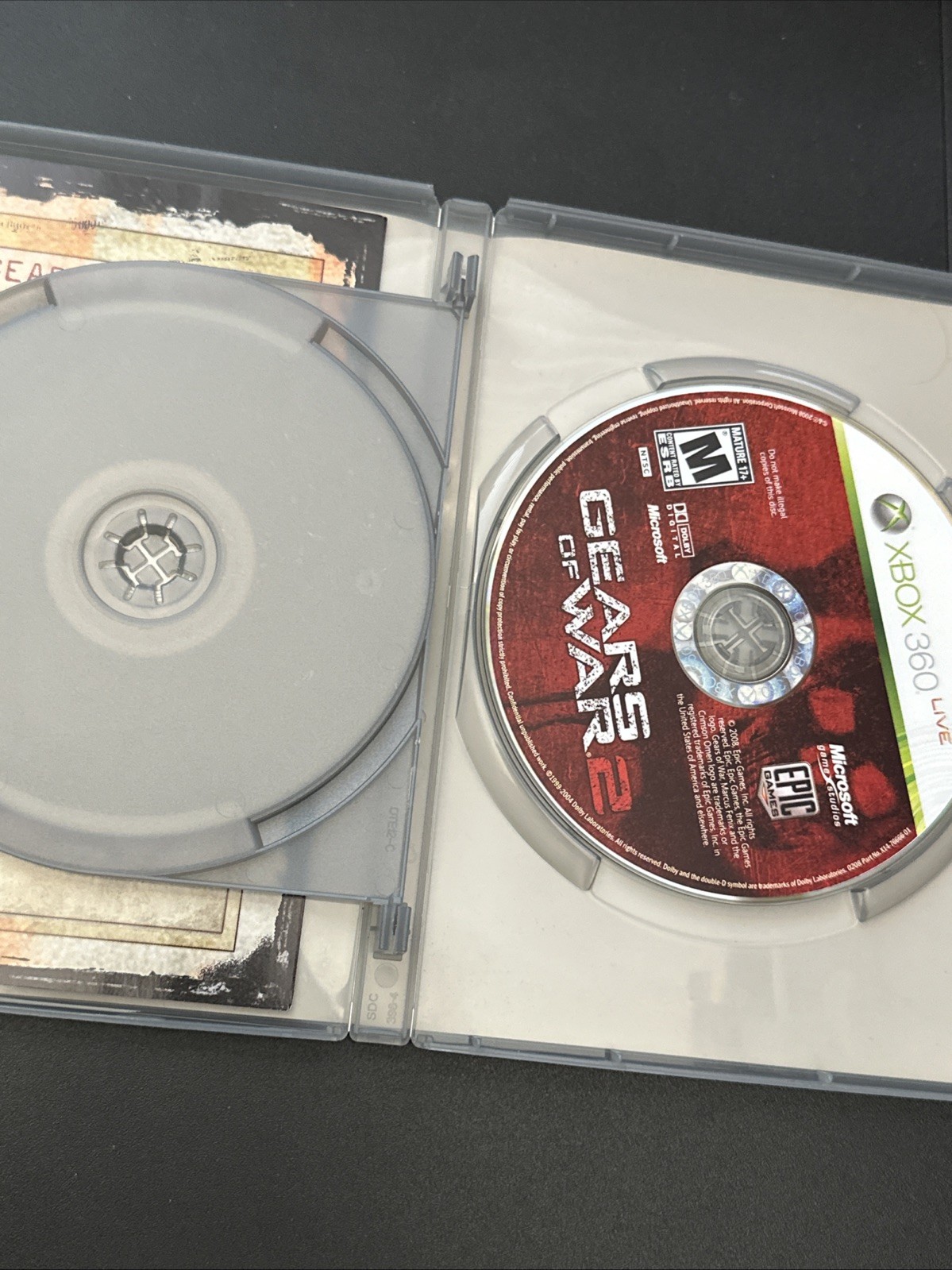 Gears of War Triple Pack (Xbox 360, 2011) 2 Disc Tested Authentic CIB English