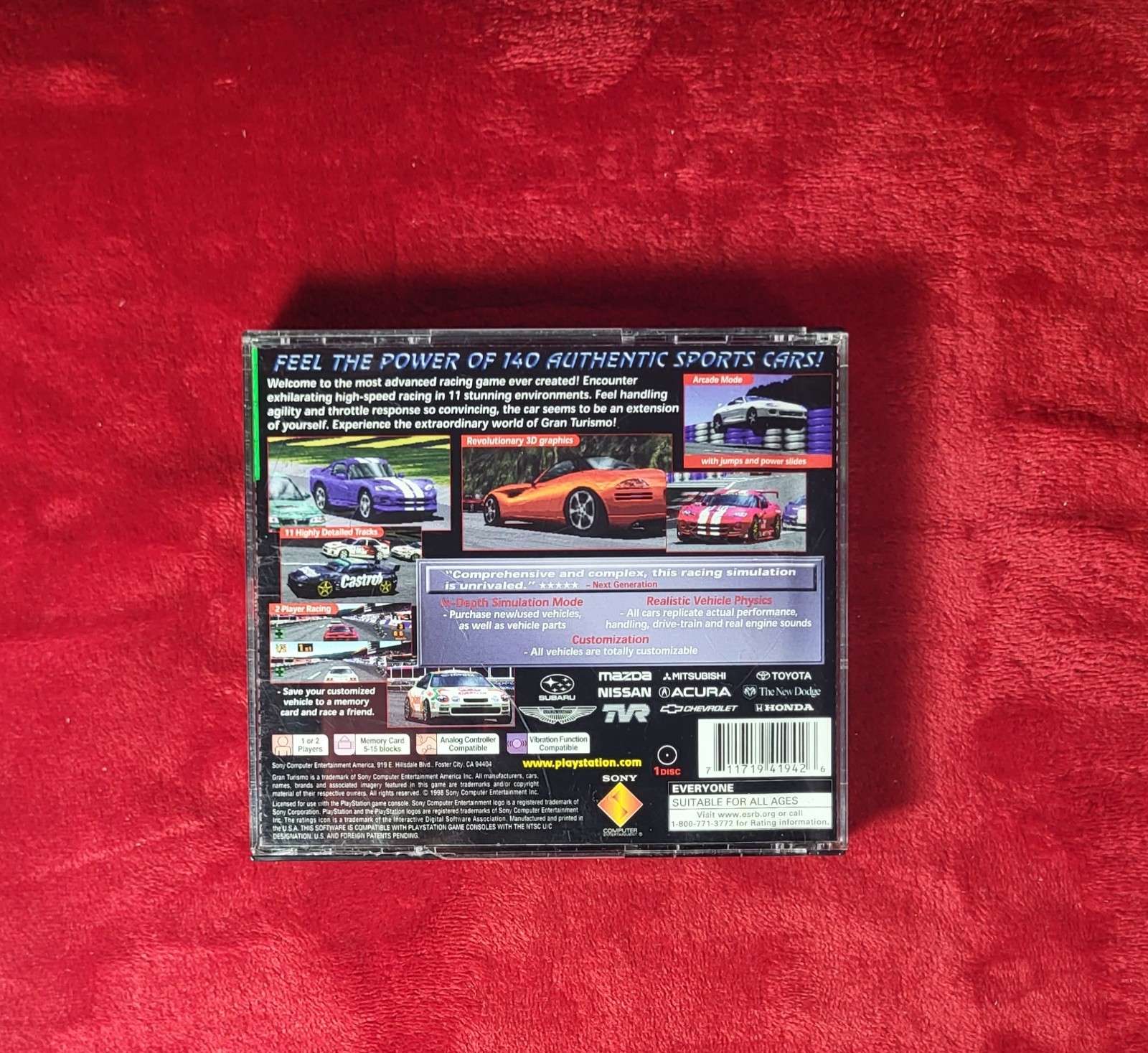 Road Rash Jailbreak Road & Track Need For Speed Gran Turismo PlayStation 1 PS1