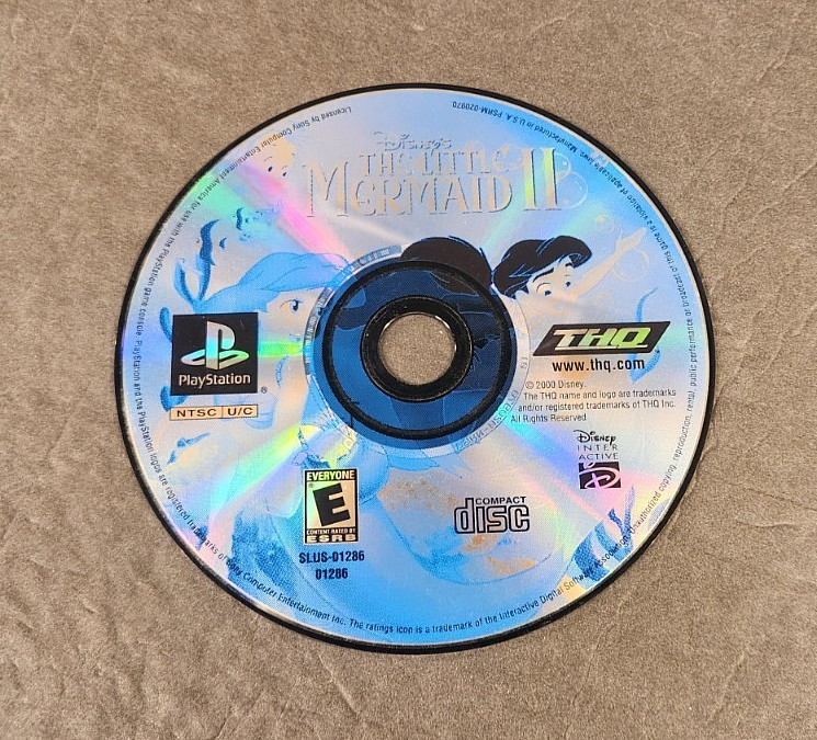 Disney’s The Little Mermaid II (Sony PlayStation 1, 2000) VIDEO GAME DISC ONLY