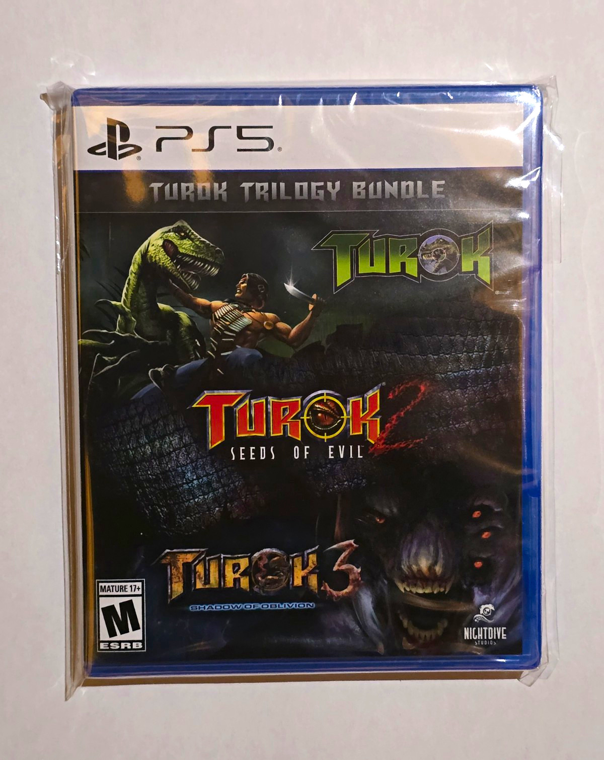Nightdive Studios Turok Trilogy Bundle (Sony PlayStation 5, M) Shooter