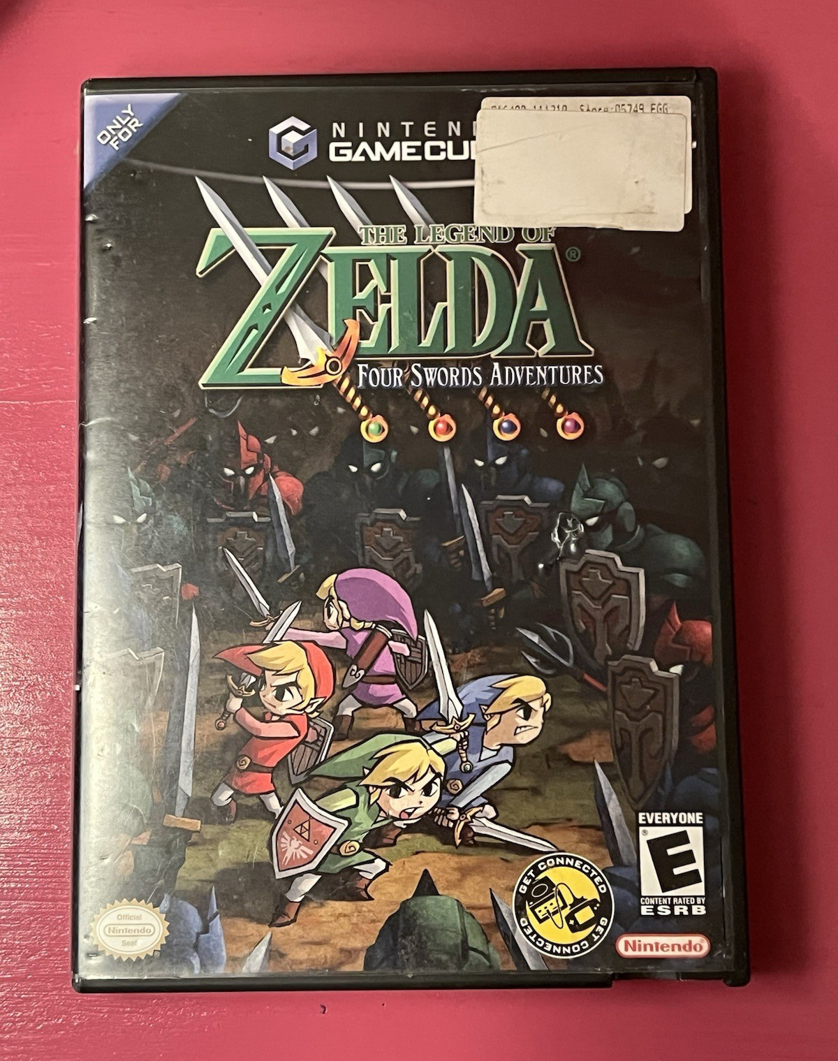 Nintendo Legend of Zelda: Four Swords Adventures GameCube Disc & Case – Tested