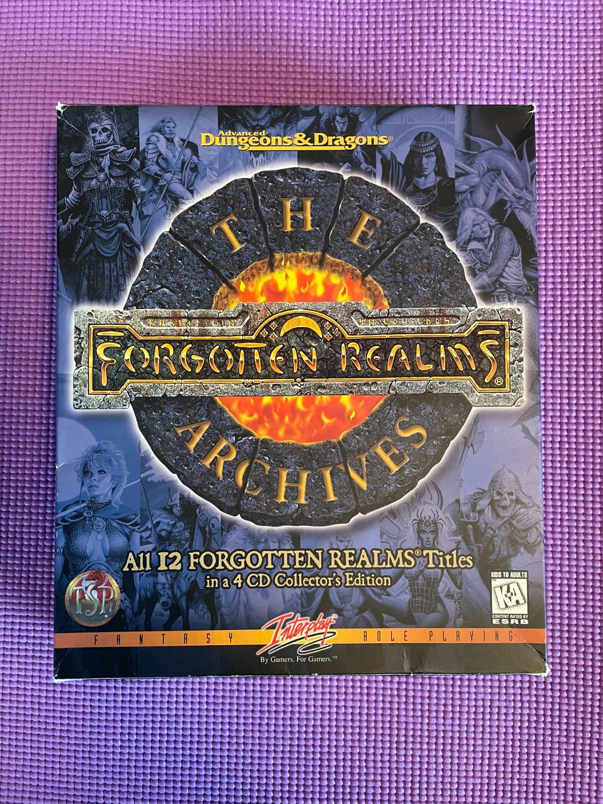 AD&D: Forgotten Realms The Archives Big Box 12 PC games on 4 CDs CIB