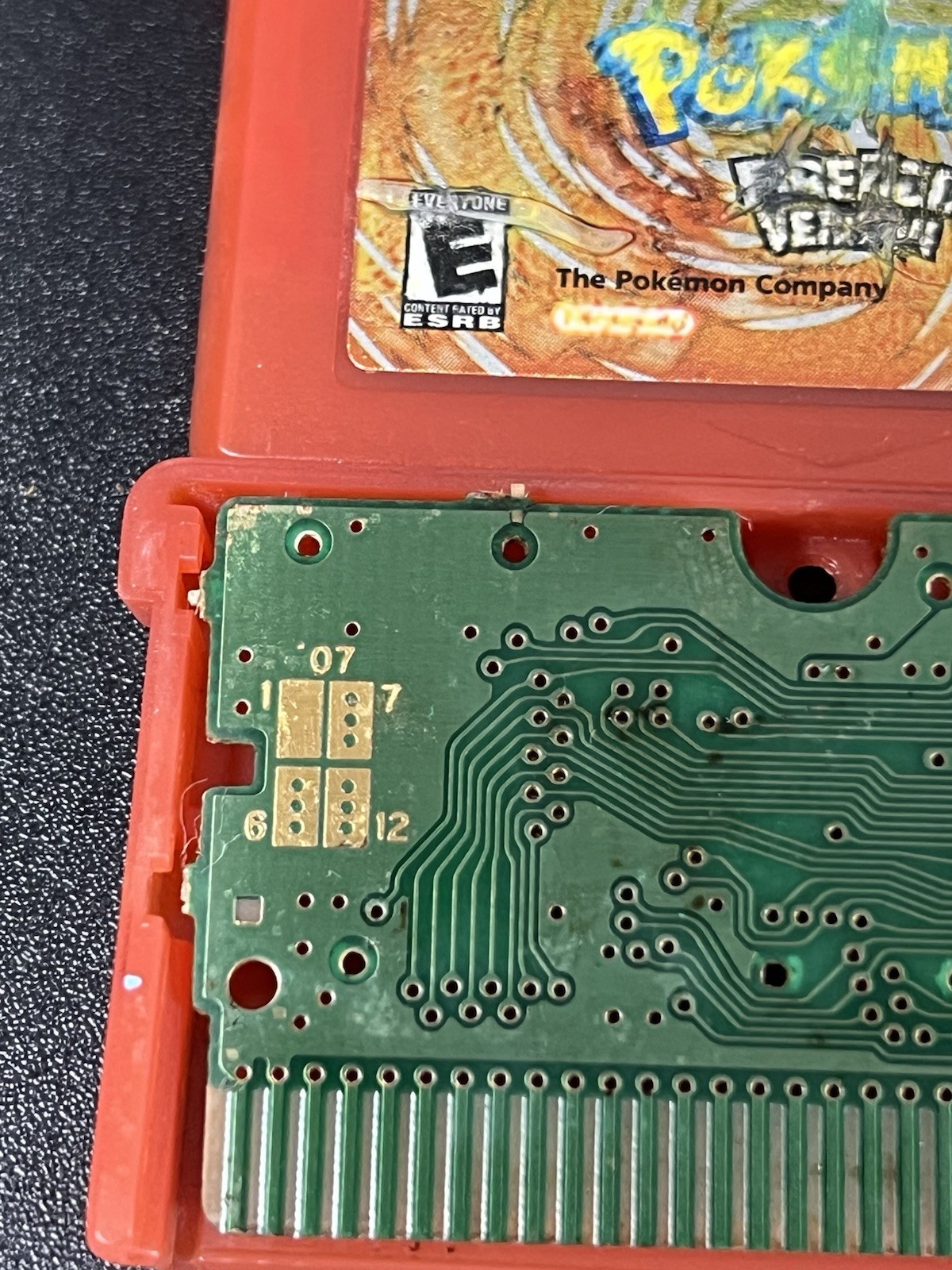 Nintendo Pokémon FireRed Version Game Boy Advance Authentic Tested OEM GBA