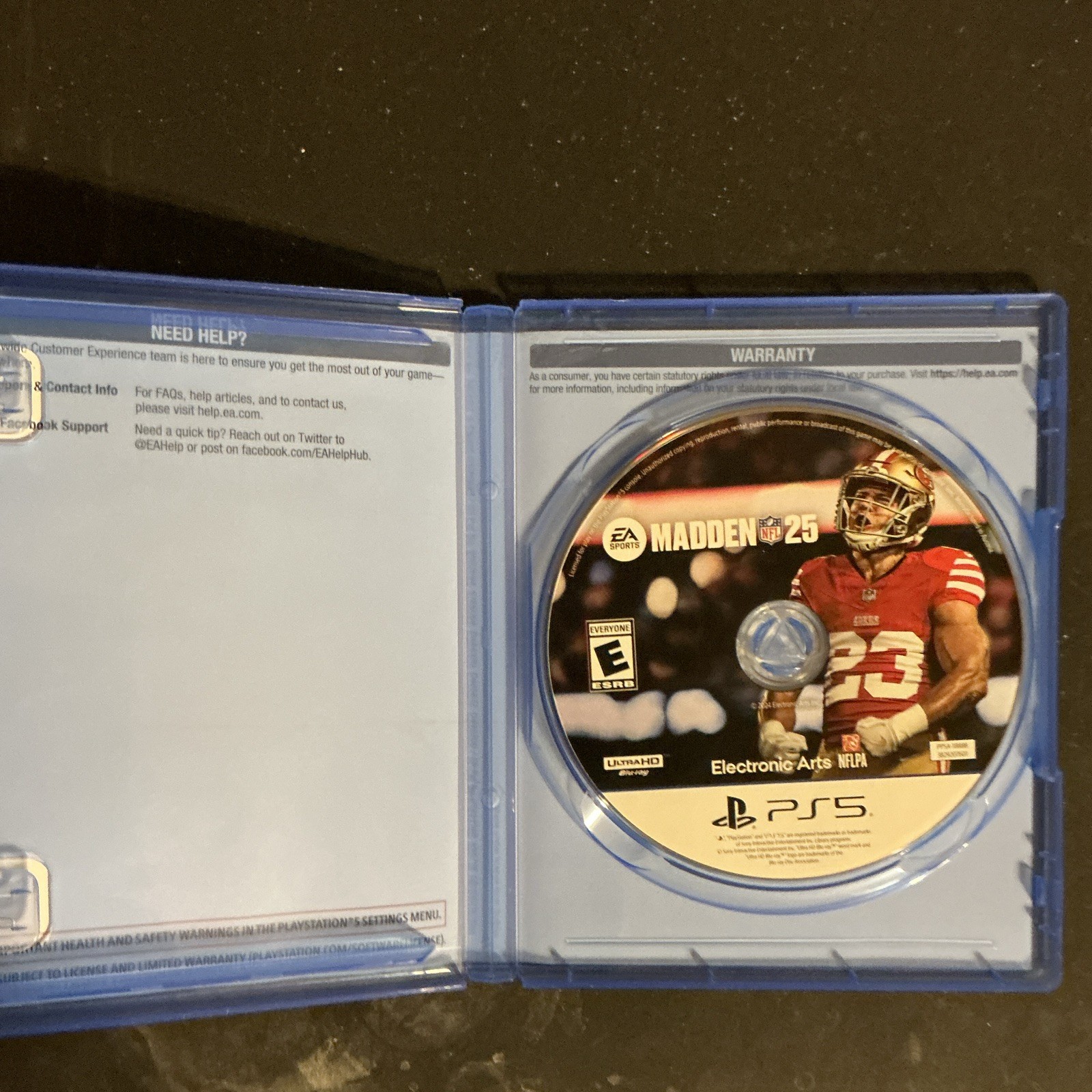 EA Sports Madden NFL 25 PS5 Online Playability E Rated Sports Football Game
