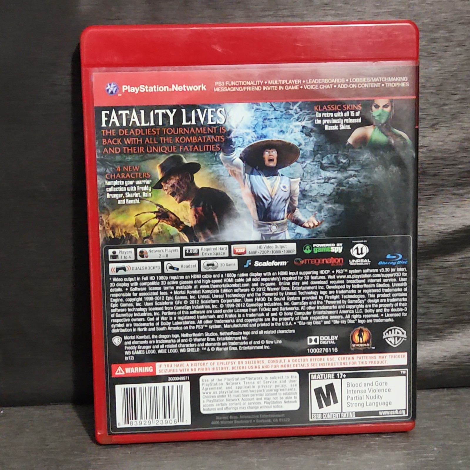 Mortal Kombat Komplete Edition PlayStation 3 PS3 Game CIB Greatest Hits