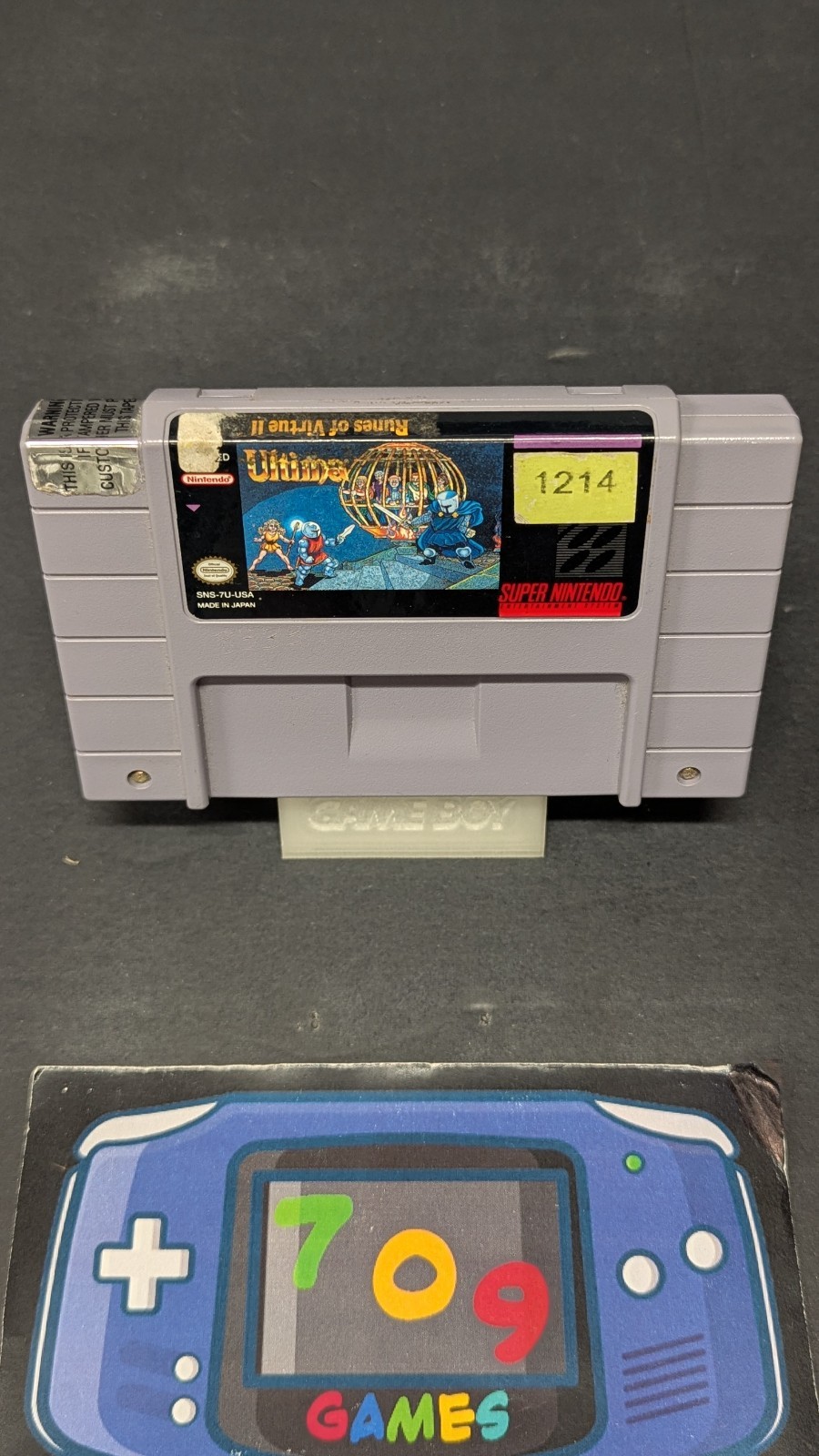 Ultima: Runes of Virtue II (Super Nintendo Entertainment System, 1994) SNES