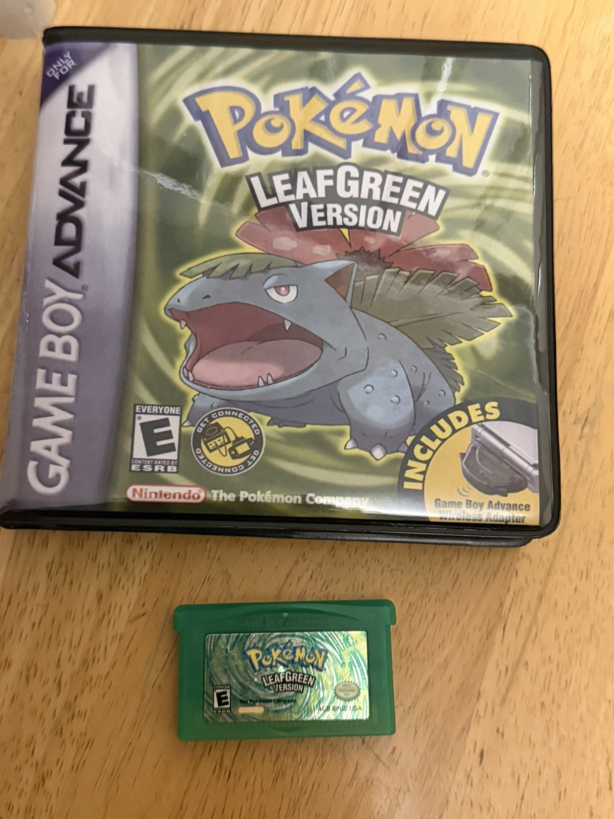 Pokemon Leaf Green GBA [Authentic – Save Tested] Gameboy Advance Cartridge+Case!
