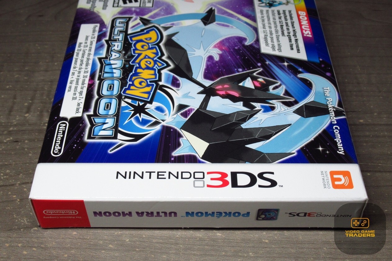 Pokemon Ultra Moon 1ST PRINT w/ Keychain (Nintendo 3DS, 2017) NEW! – RARE!